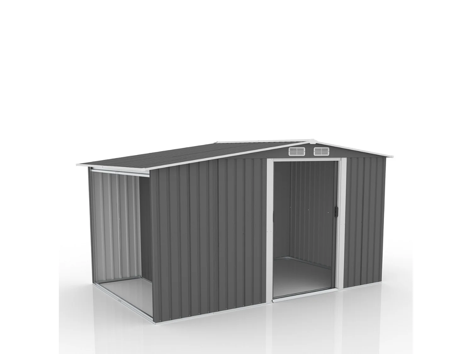 Abri de jardin 6.87m2 avec abri bûches VOSGES