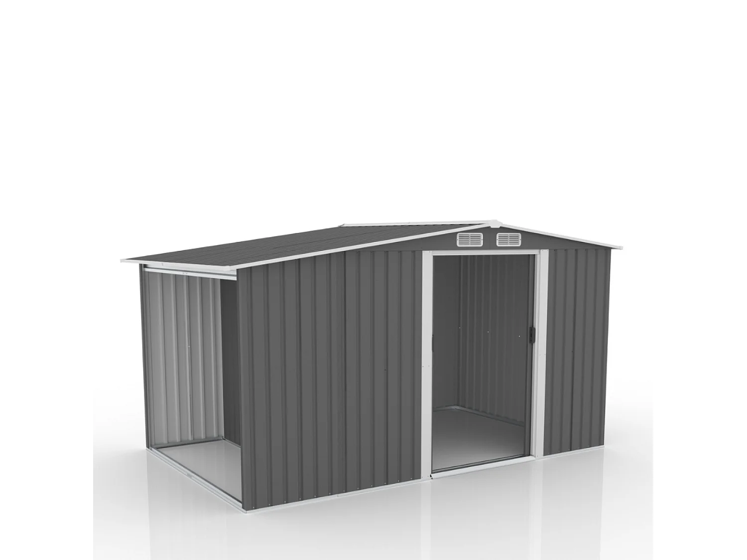 Abri de jardin 6.87m2 avec abri bûches VOSGES