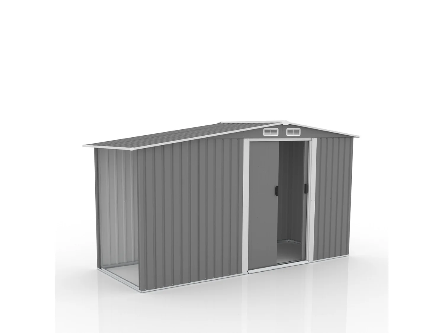 Abri de jardin 4.38m2 avec abri bûches VOSGES