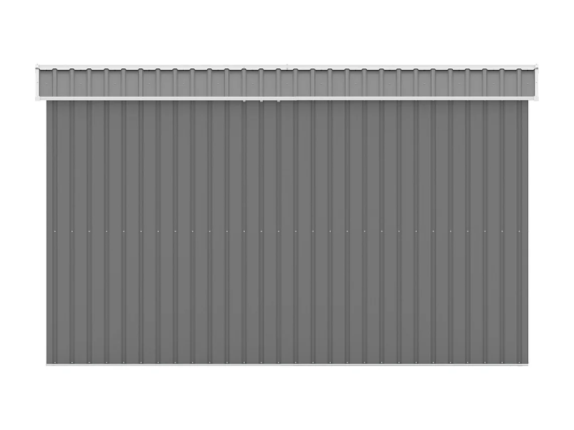 Abri de jardin en metal 8.08m2 Gris JURA