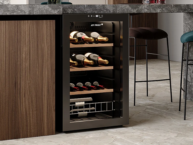 Cave à vin de service - 48 bouteilles - Thermostat ajustable - KELIBIA II