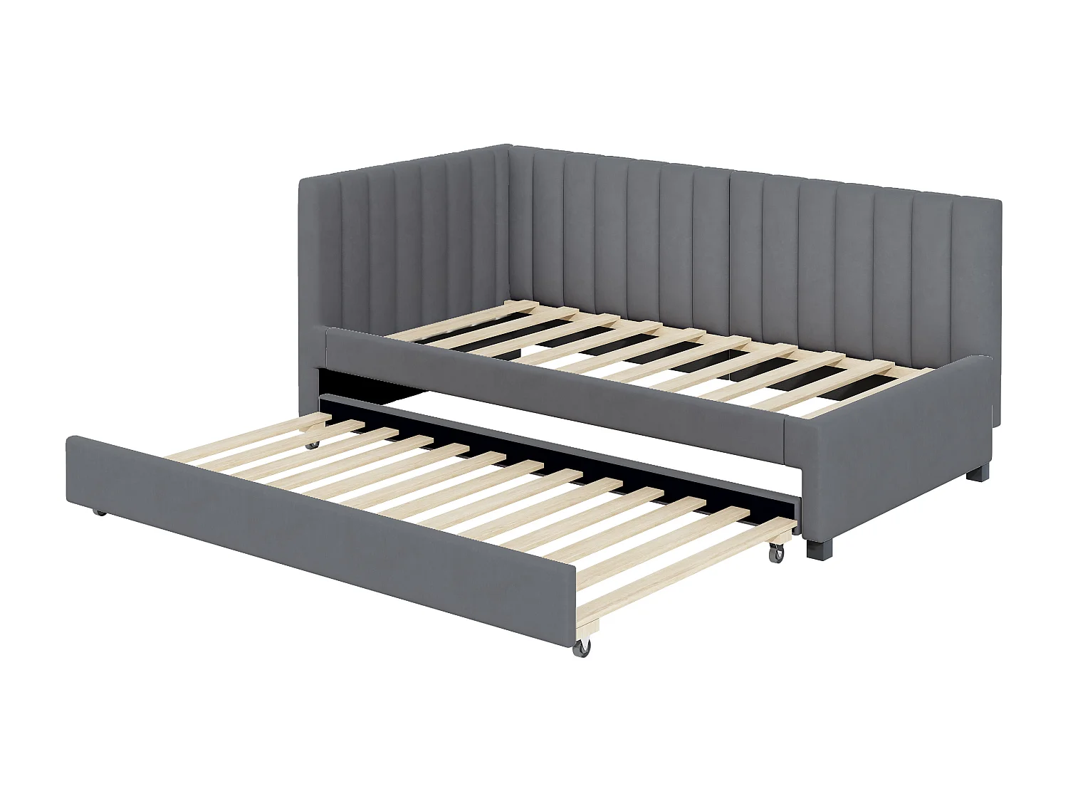 Cama acolchoada para adulto 180 x 1408 cm, sem cabeceira, com faixa LED (monocromática), base com suspensão hidráulica, bege.