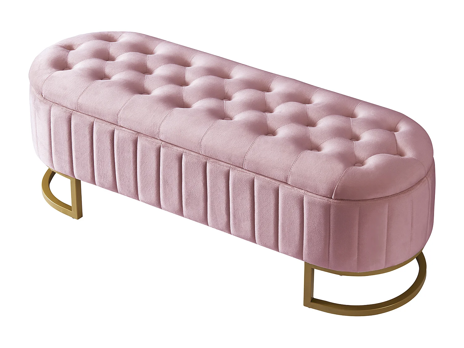 Cama acolchoada para adulto 180 x 1234 cm, sem cabeceira, com faixa LED (monocromática), base com suspensão hidráulica, bege.