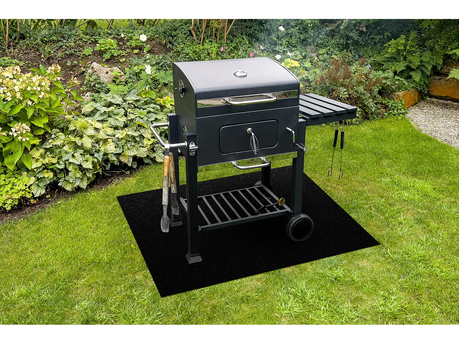 Tapis de protection pour barbecue TRIUMPH 990 pour terrasse, extérieu 120x200 cm