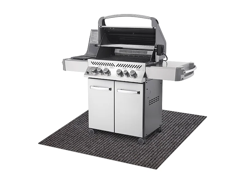 Tapis de protection pour barbecue GIN 1206 pour la terrasse, extérieu 120x120 cm