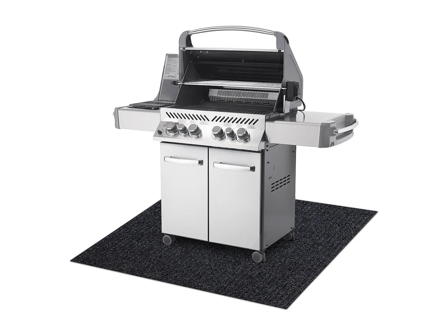 Tapis de protection pour barbecue GIN 2057 pour la terrasse, extérieu 80x180 cm