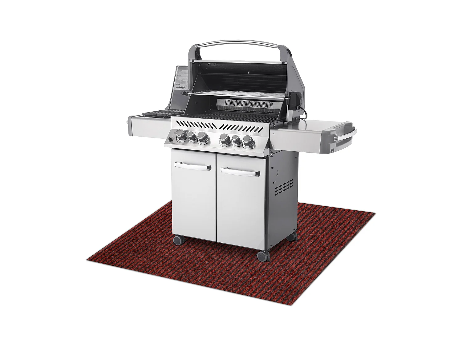 Tapis de protection pour barbecue GIN 3086 pour la terrasse, extérieu 120x150 cm