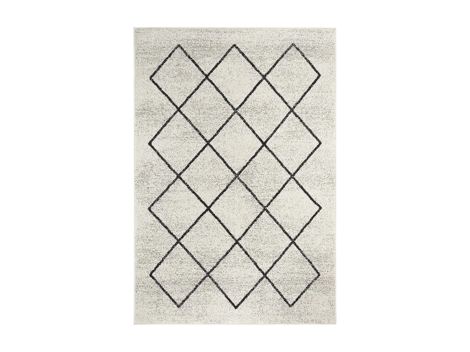 tapis chambre 120x170 tissé crème rectangle motif scandinave BALANIA