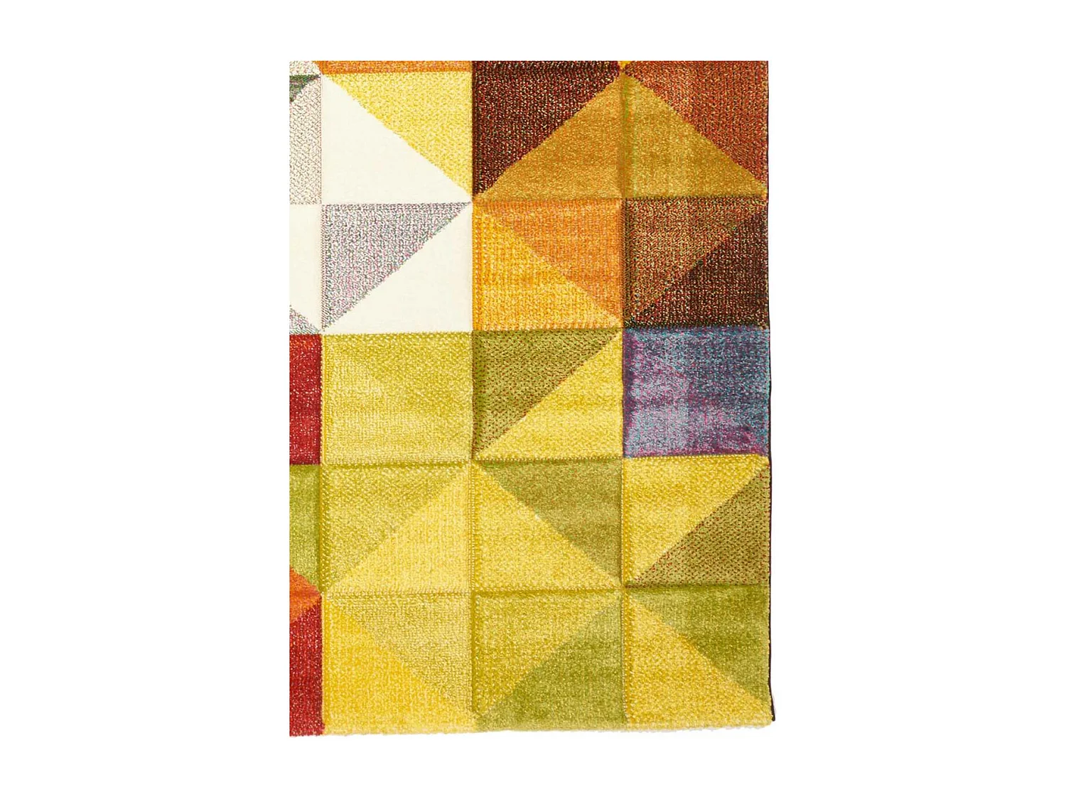 tapis salon 160x230 tissé noir et rouge rectangle motif géométrique LYN8 MARIX