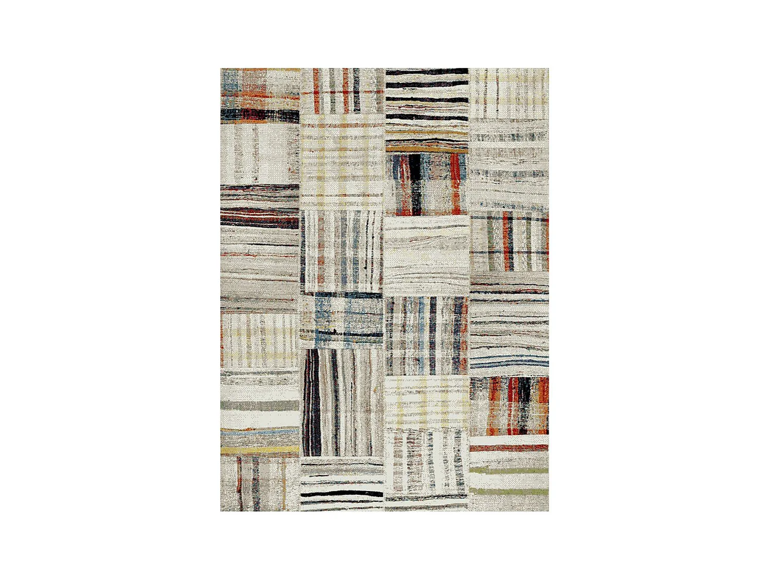 Tapis salon 240x340 cm Rectangulaire MOROCCO 831-72 Beige Salle à manger adapté au chauffage par le sol