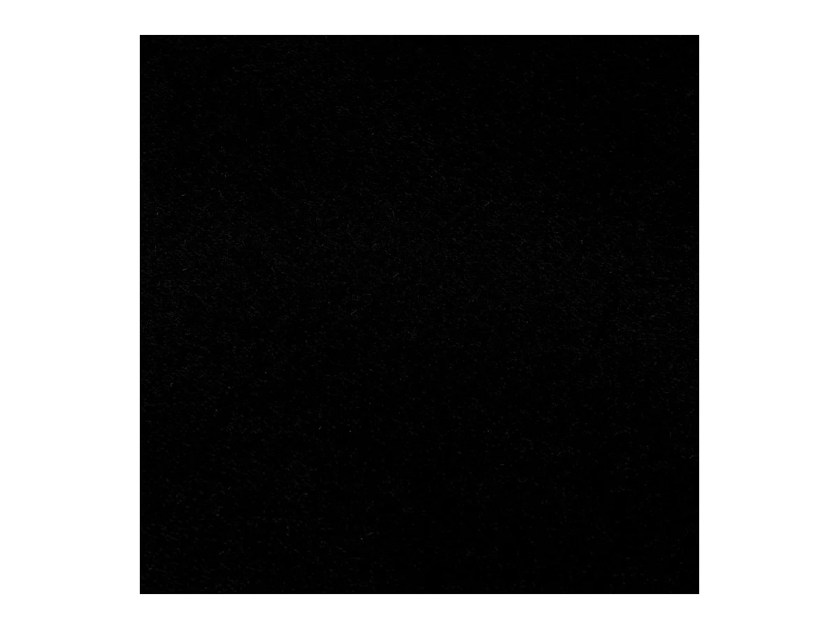 tapis salle de bain Ø120cm tissé noir rond motif uni NOSSA