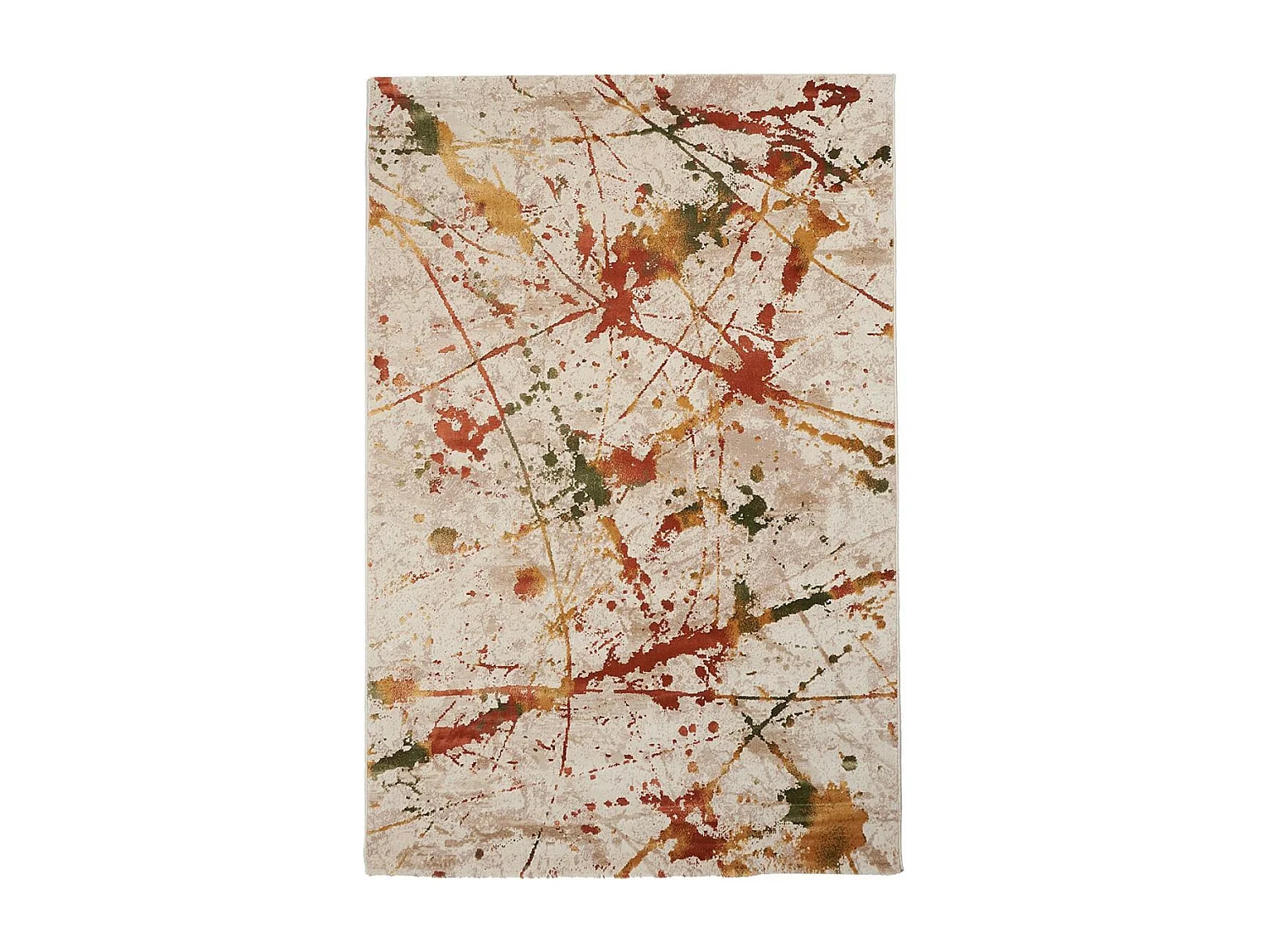 tapis chambre 80x150 tissé multicolore rectangle motif ethnique ABTRACT