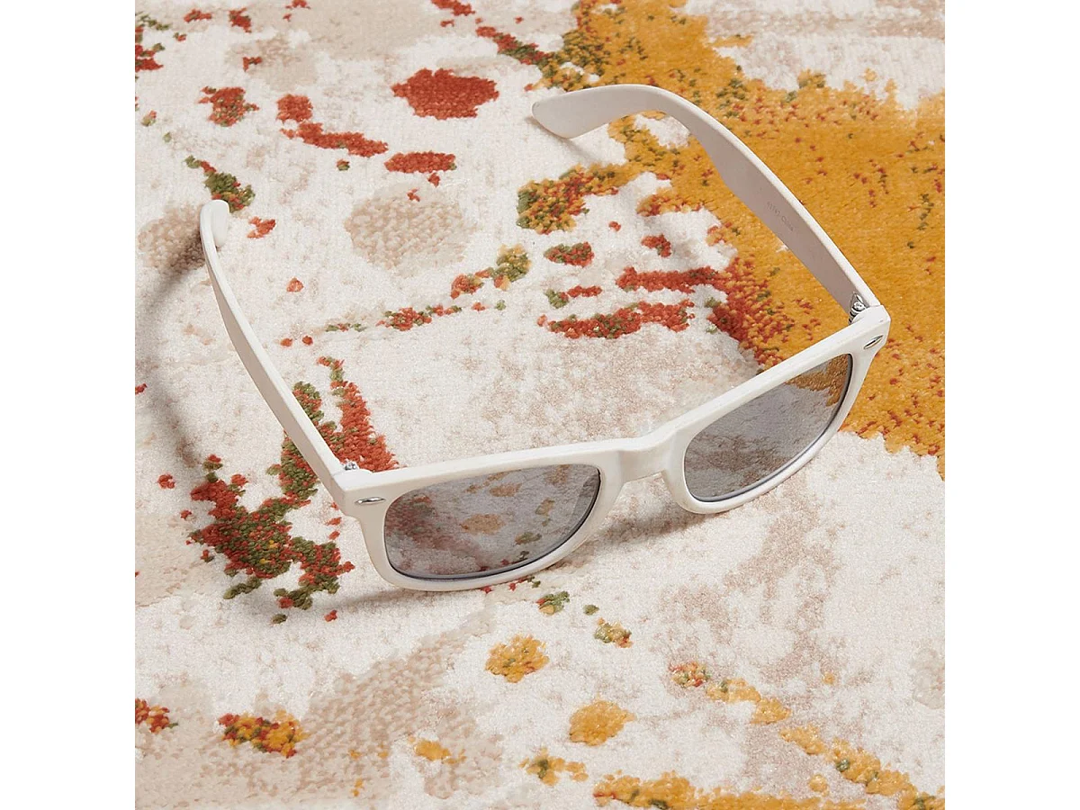 tapis chambre 80x150 tissé multicolore rectangle motif ethnique ABTRACT