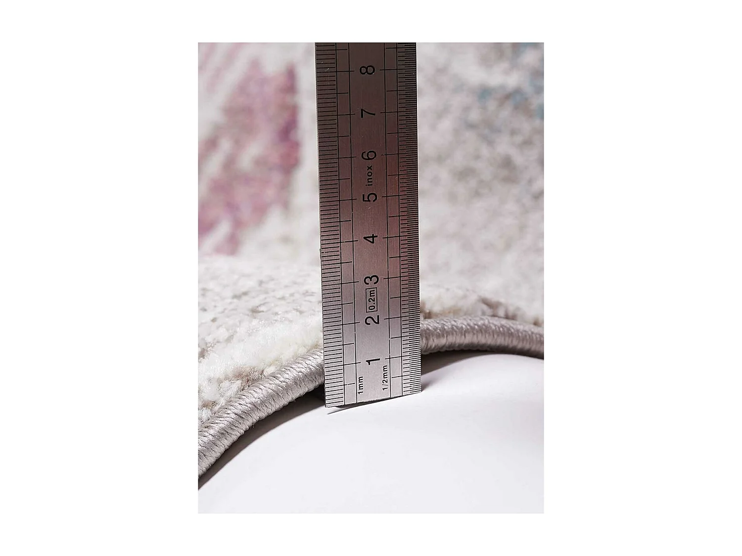 tapis chambre 80x150 tissé multicolore rectangle motif géométrique PASTY