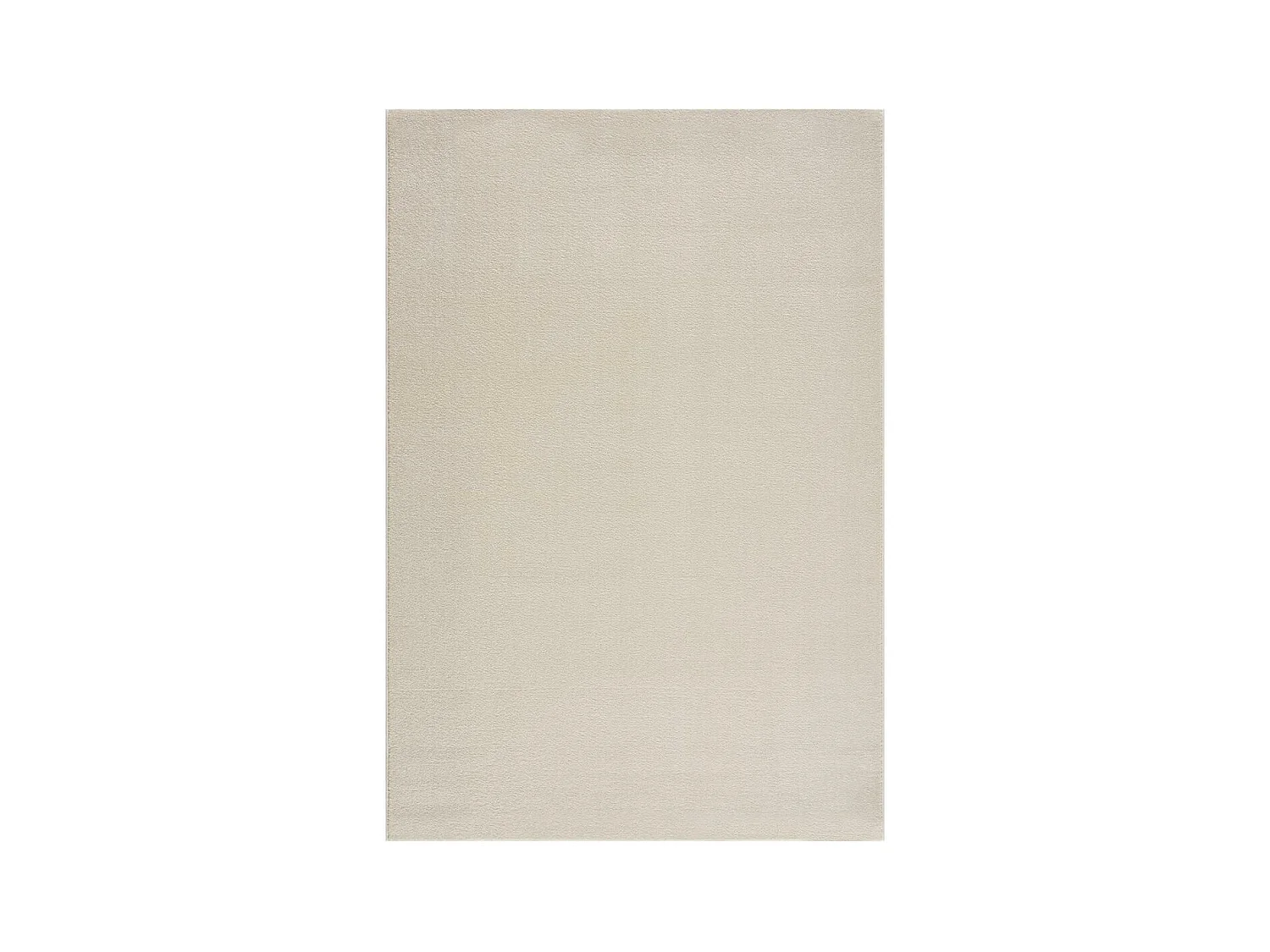 tapis cuisine 80x150 tissé crème rectangle motif uni NOSSA
