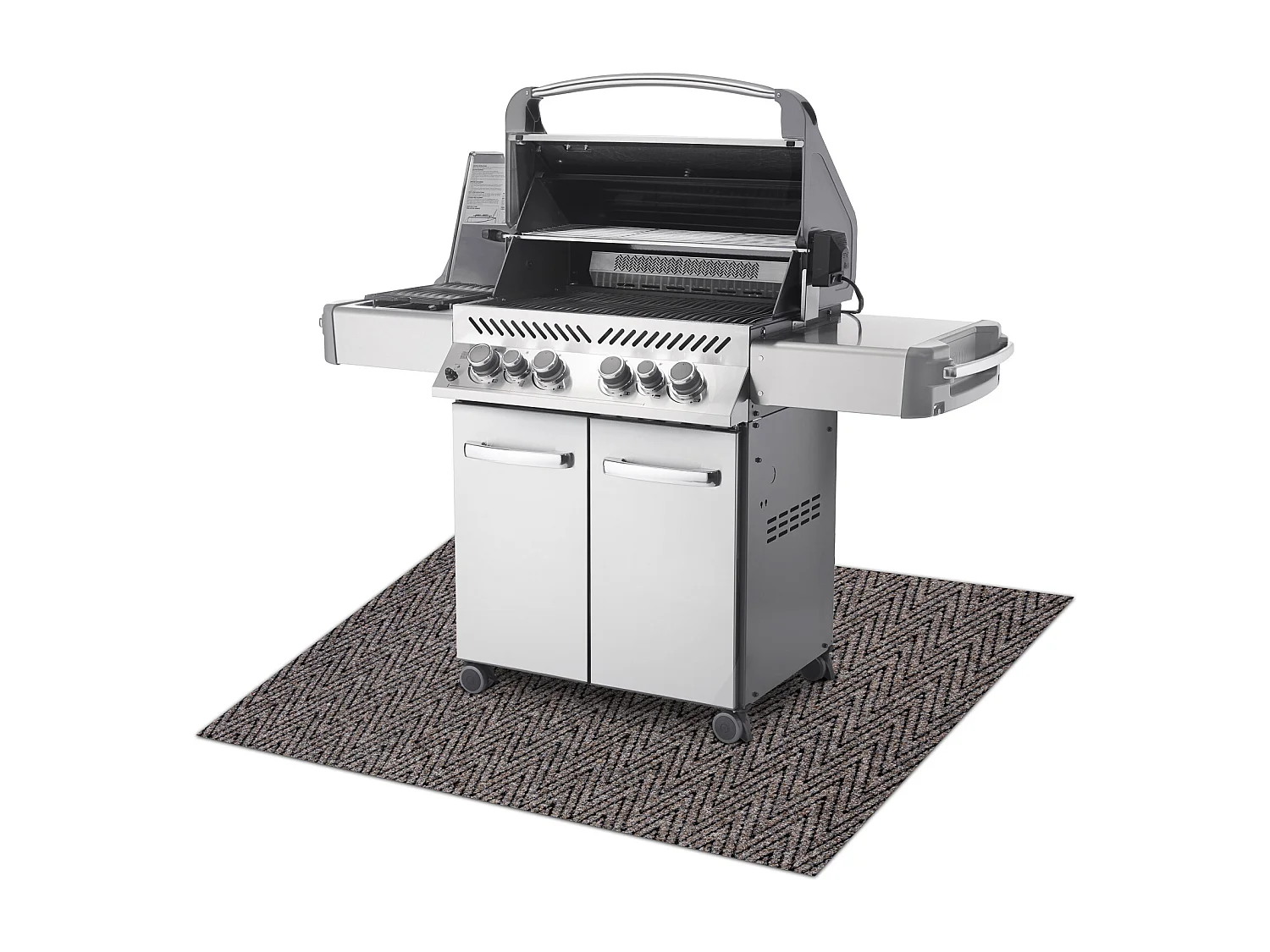 Tapis de protection pour barbecue MAGNUS 1951 pour terrasse, extérieu 100x120 cm