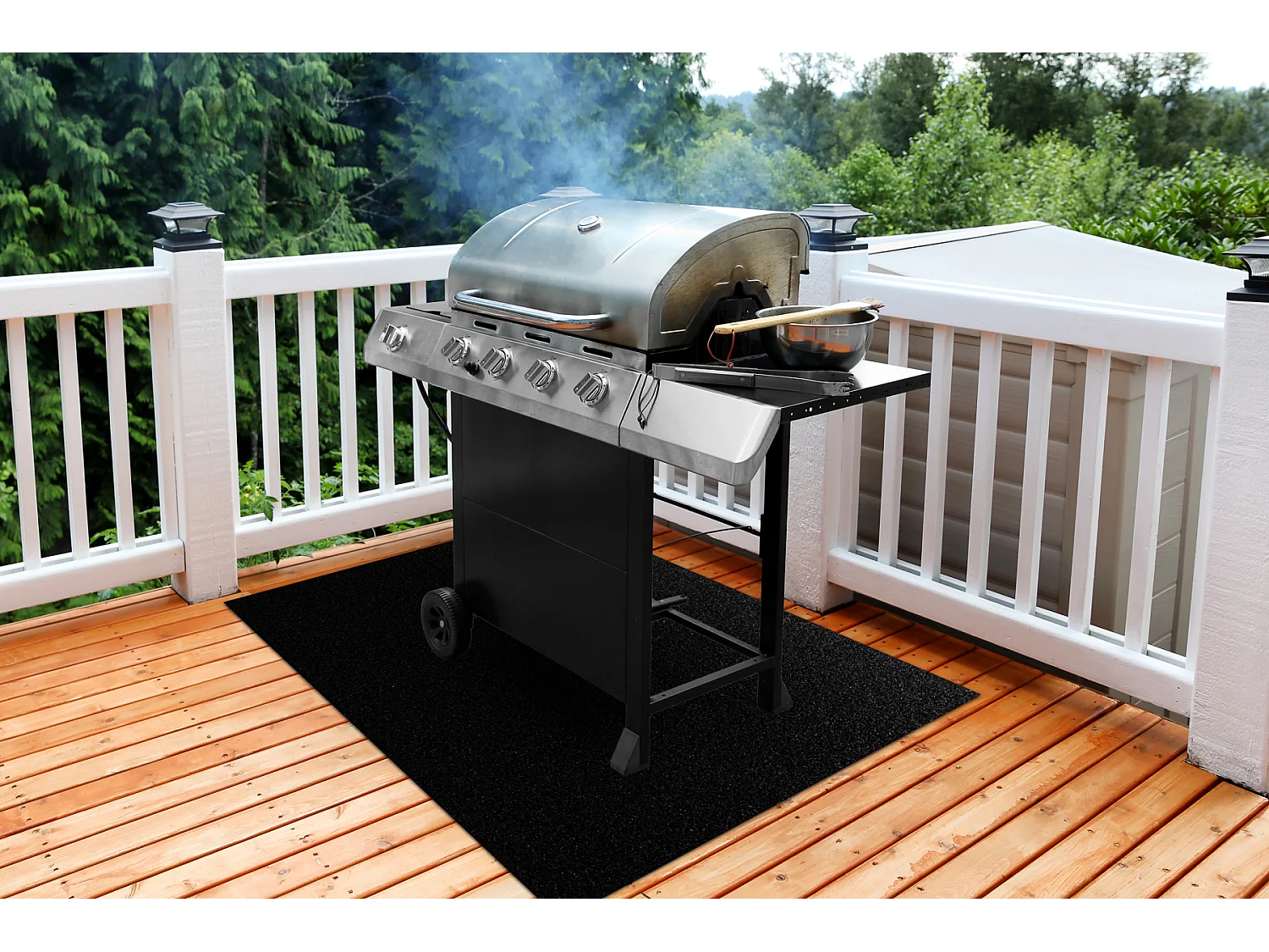 Tapis de protection pour barbecue TRIUMPH 990 pour terrasse, extérieu 150x200 cm