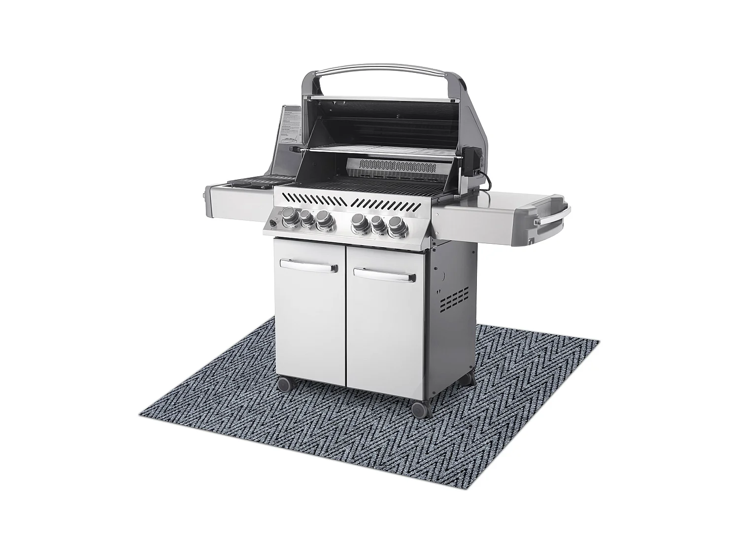 Tapis de protection pour barbecue MAGNUS 2954 pour terrasse, extérieu 100x150 cm