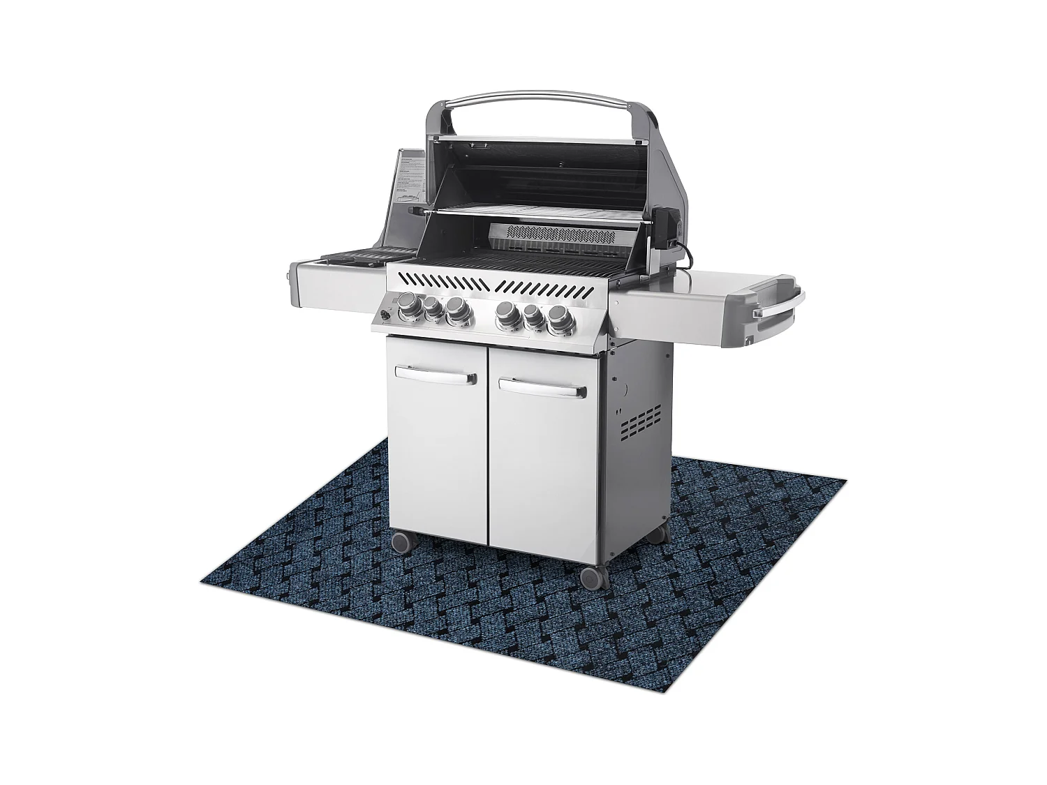 Tapis de protection pour barbecue VECTRA 800 pour terrasse, extérieur 120x200 cm