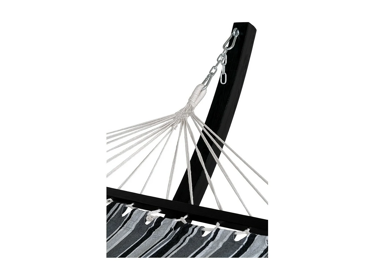 Hangmat Tripoli, Grijs, 320x120x120 cm, EPIKASA