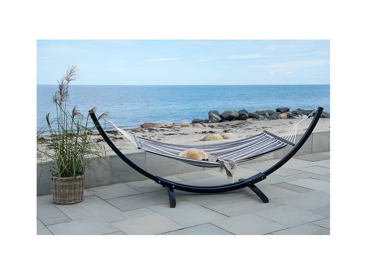Hamac Tripoli, Gris, 320x120x120 cm, EPIKASA