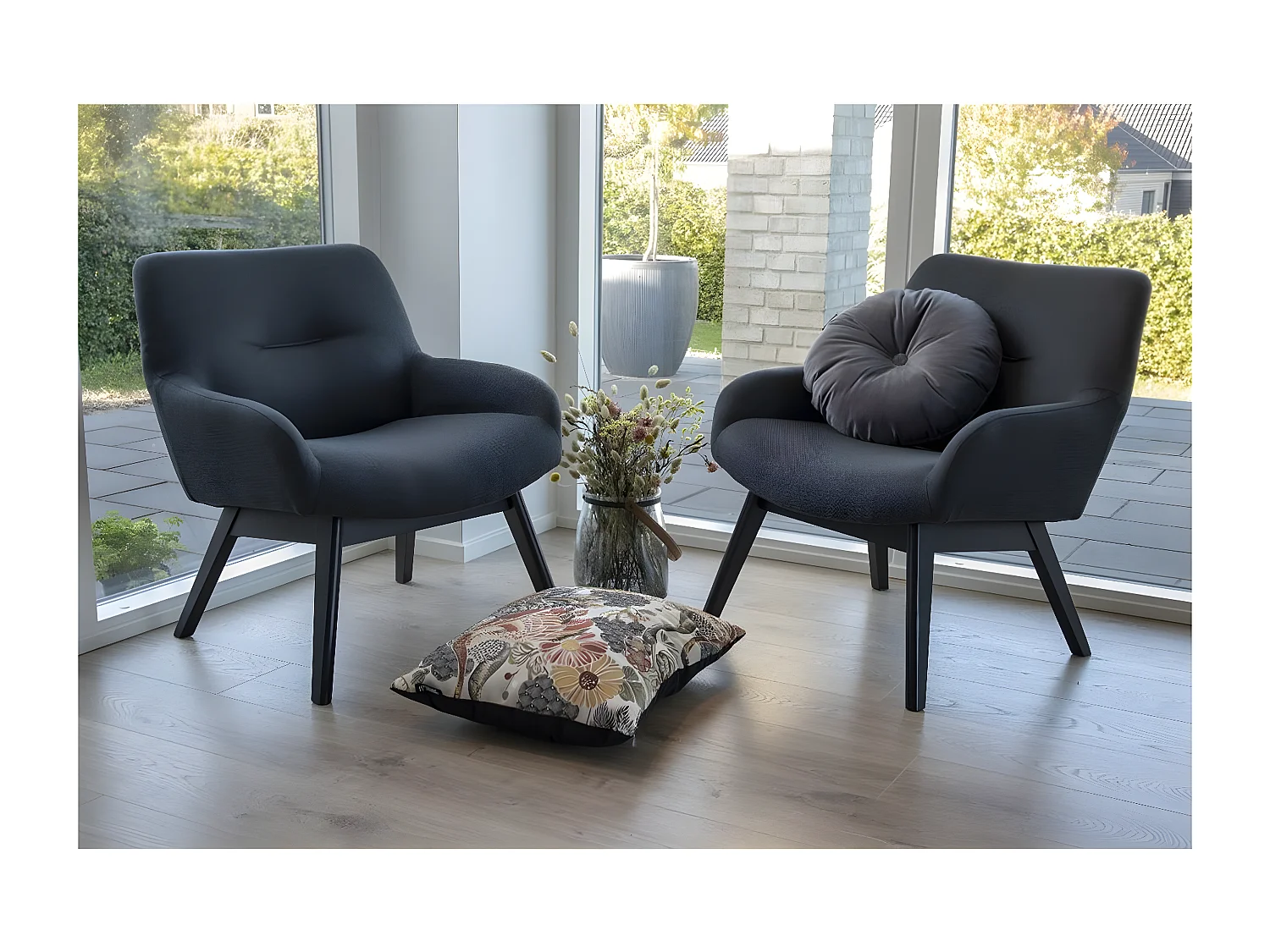 Decoratief Kussen Alvito, Veelkleurig, 45x60x15 cm, Epikasa