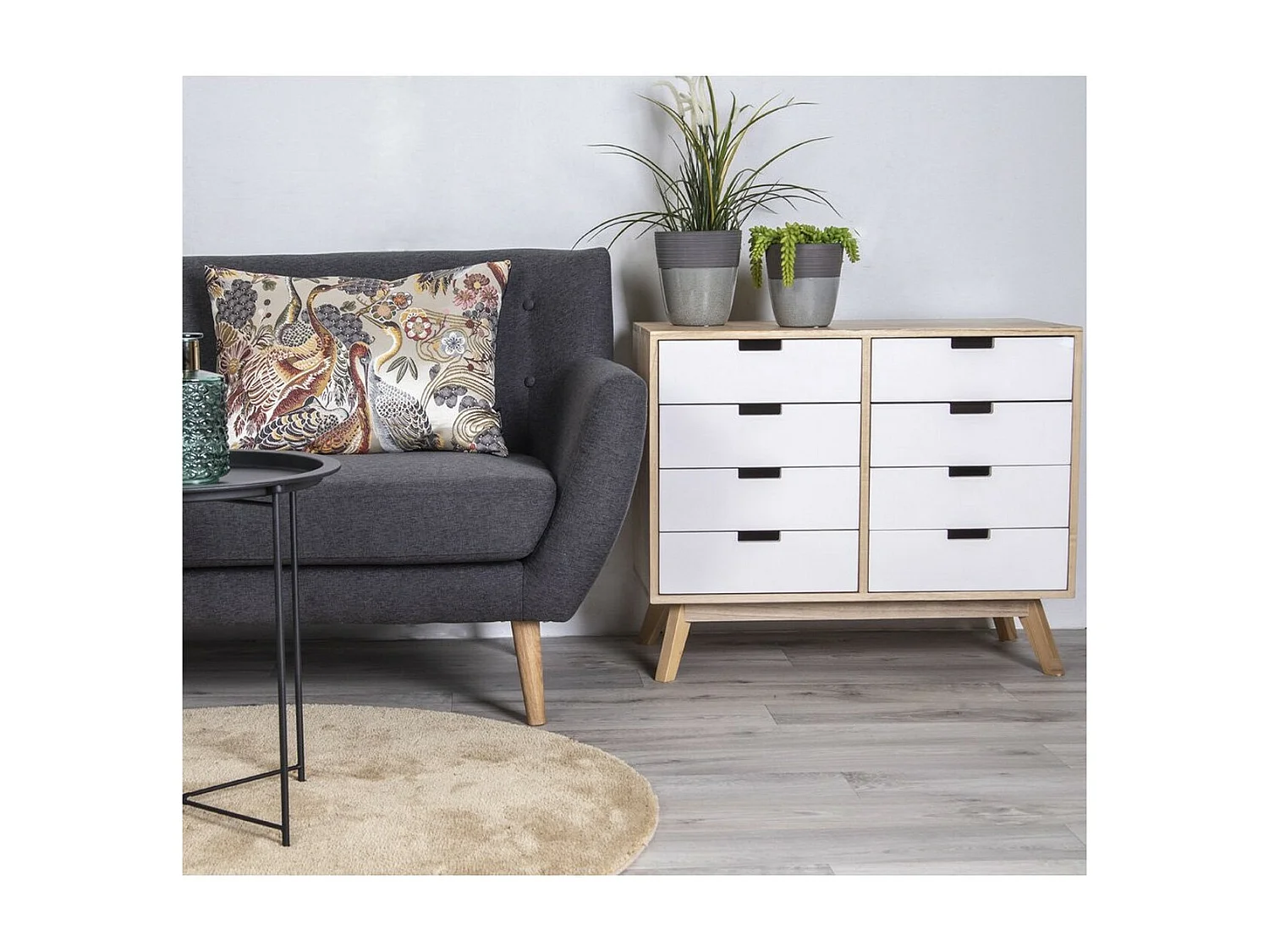 Decoratief Kussen Alvito, Veelkleurig, 45x60x15 cm, Epikasa