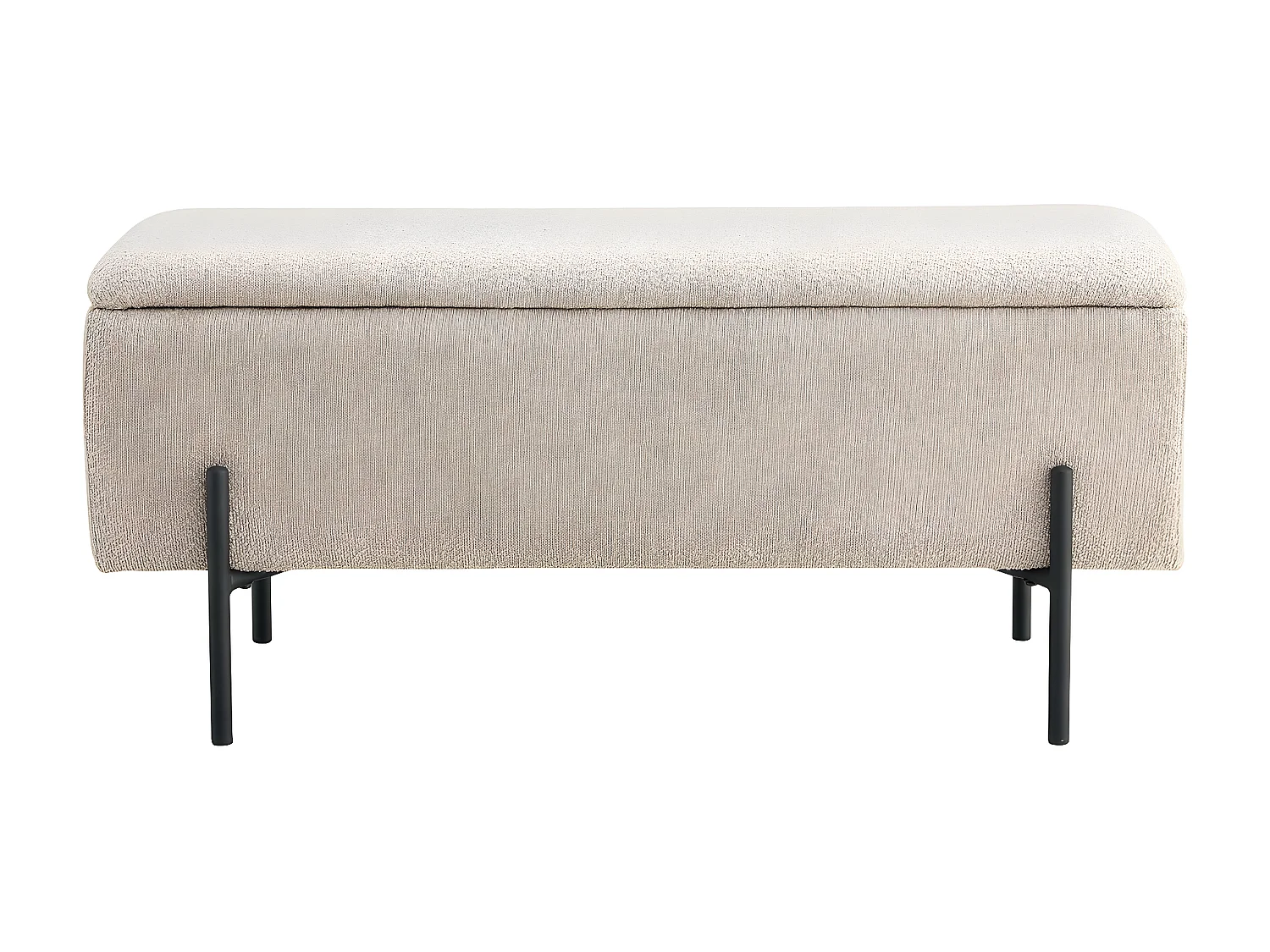 Ławka z Miejscem do Przechowywania Watford, Beżowy, 36,5x95x42 cm, Seven Design