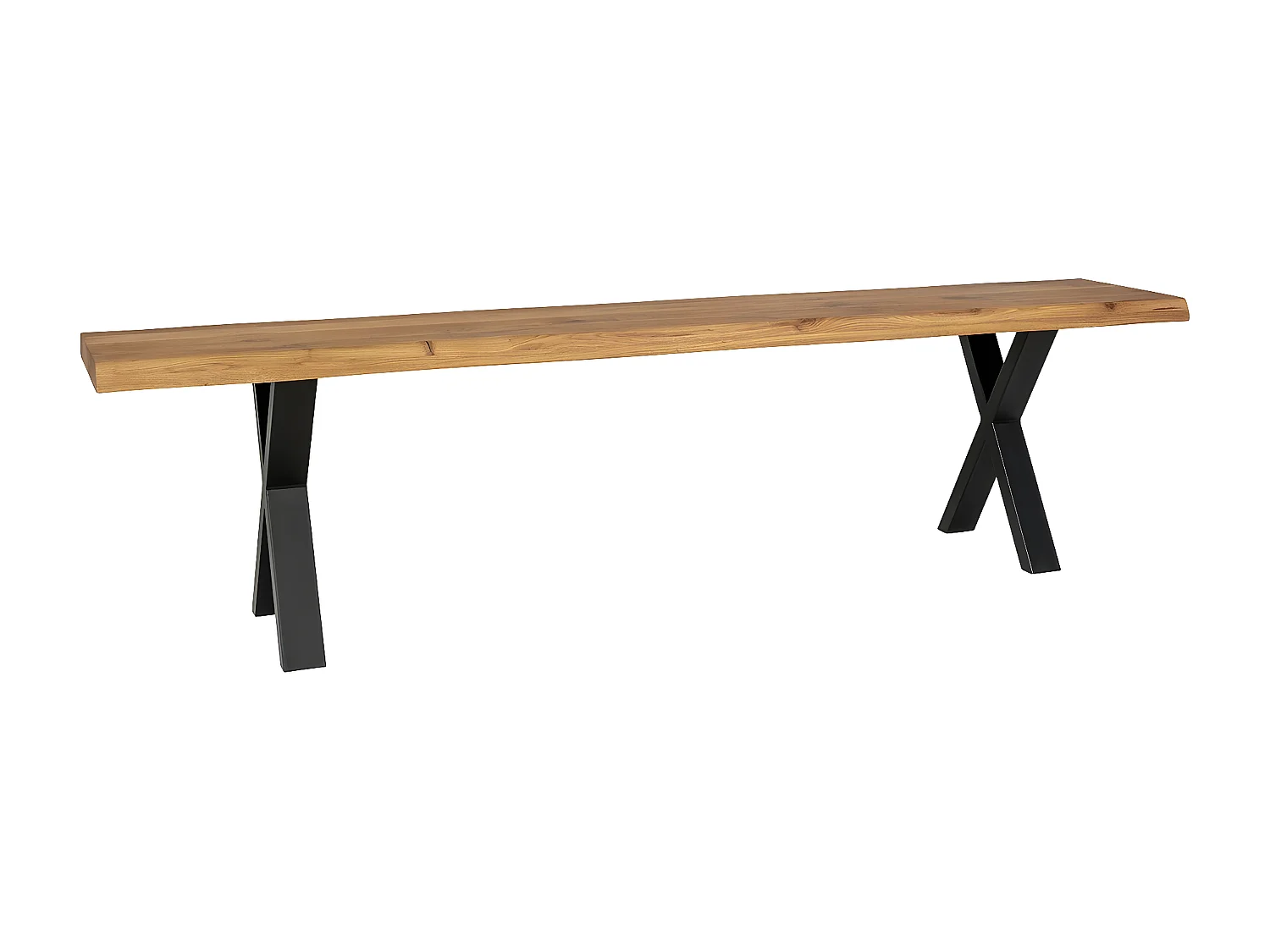 Banc Toulon, Marron, 180x32x46 cm, EPIKASA