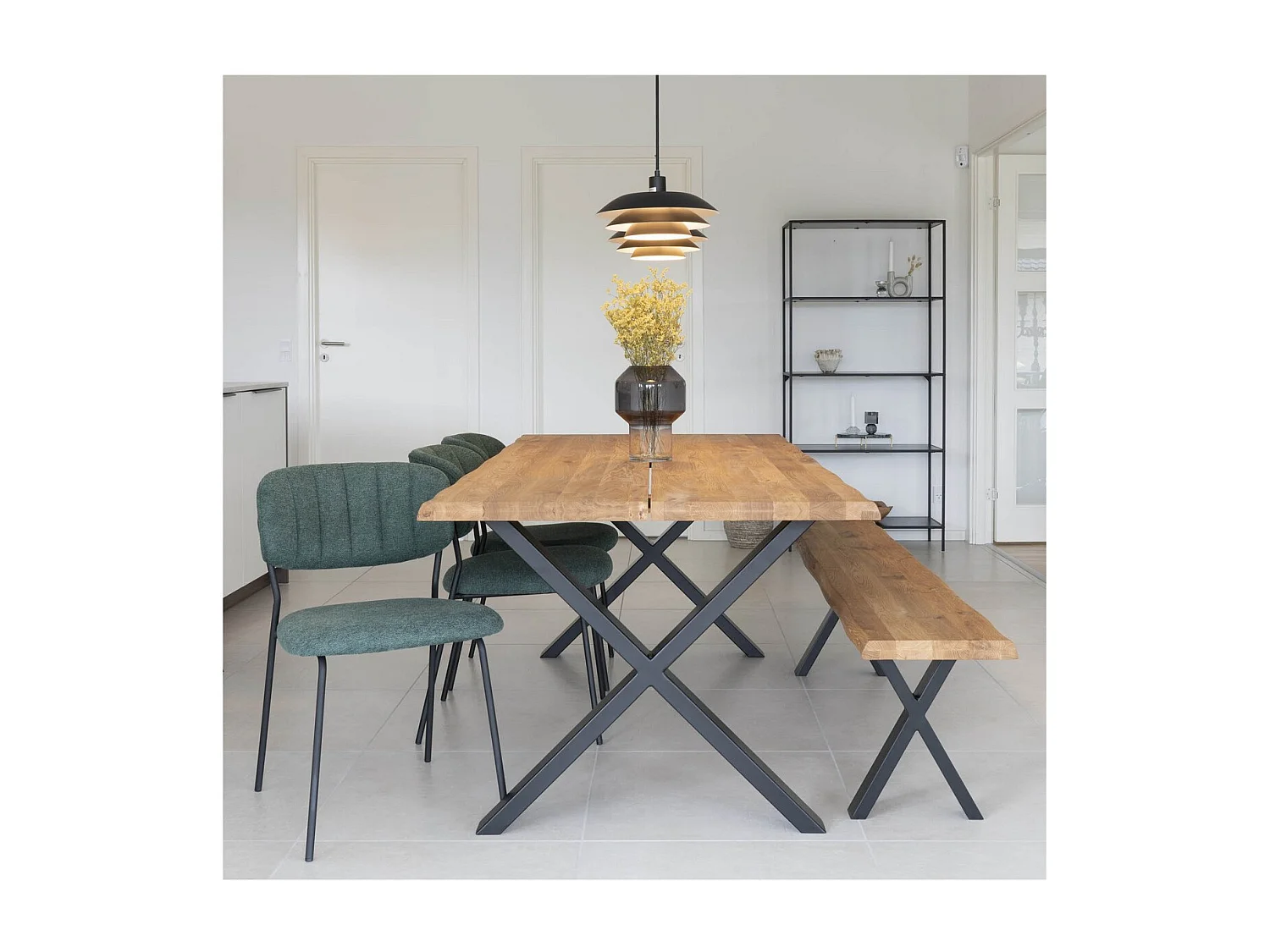 Banc Toulon, Marron, 180x32x46 cm, EPIKASA