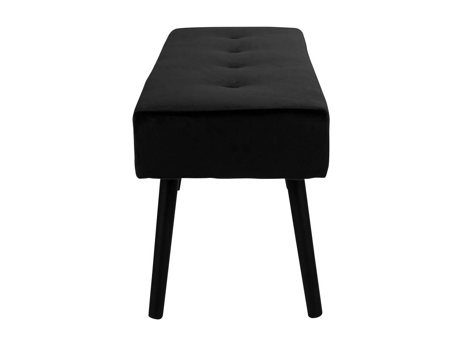 Ławka Skiby, Czarny, 35x100x44 cm, Seven Design