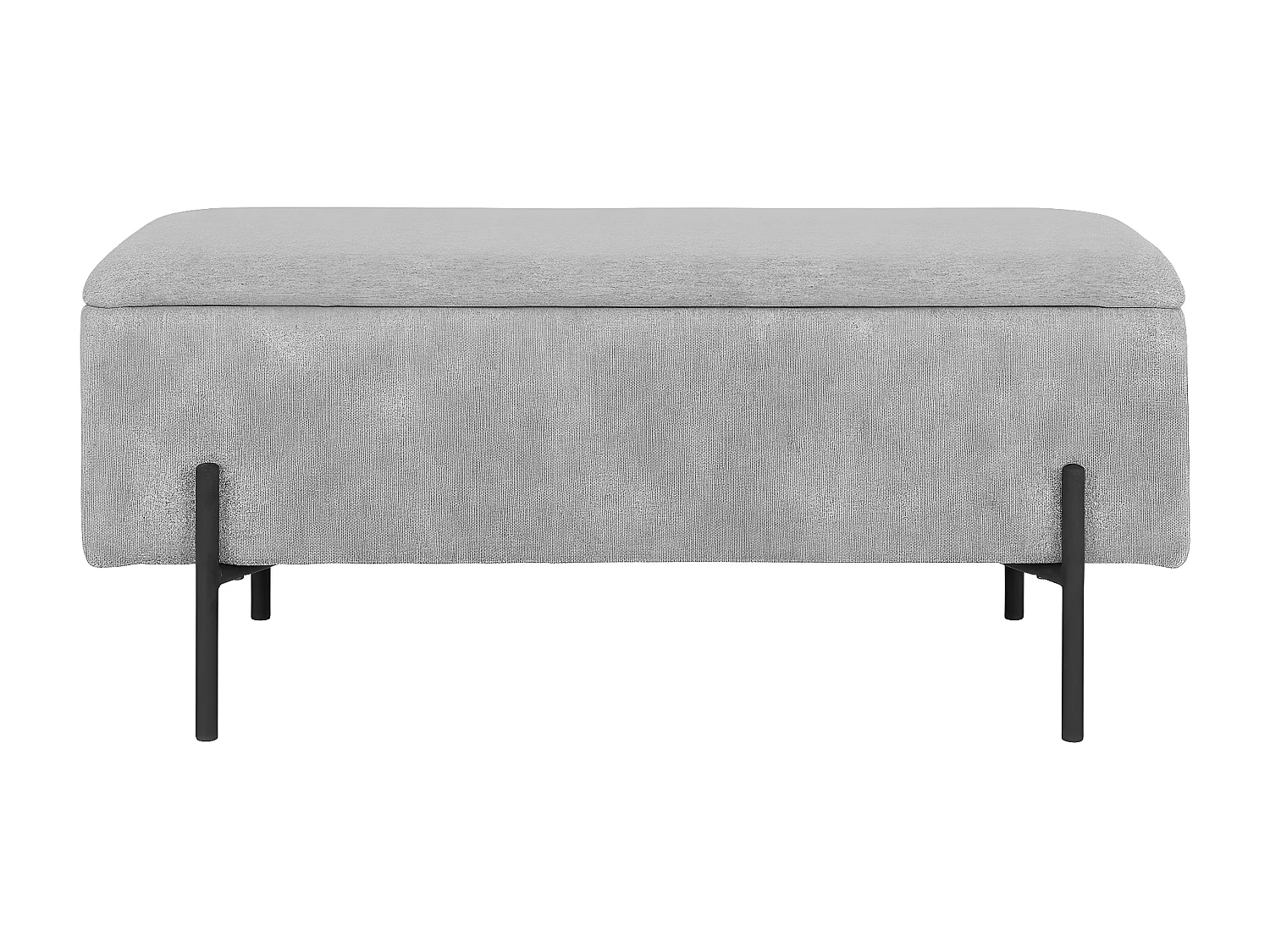 Banc avec Rangement Watford, Gris, 36,5x95x46 cm, Epikasa