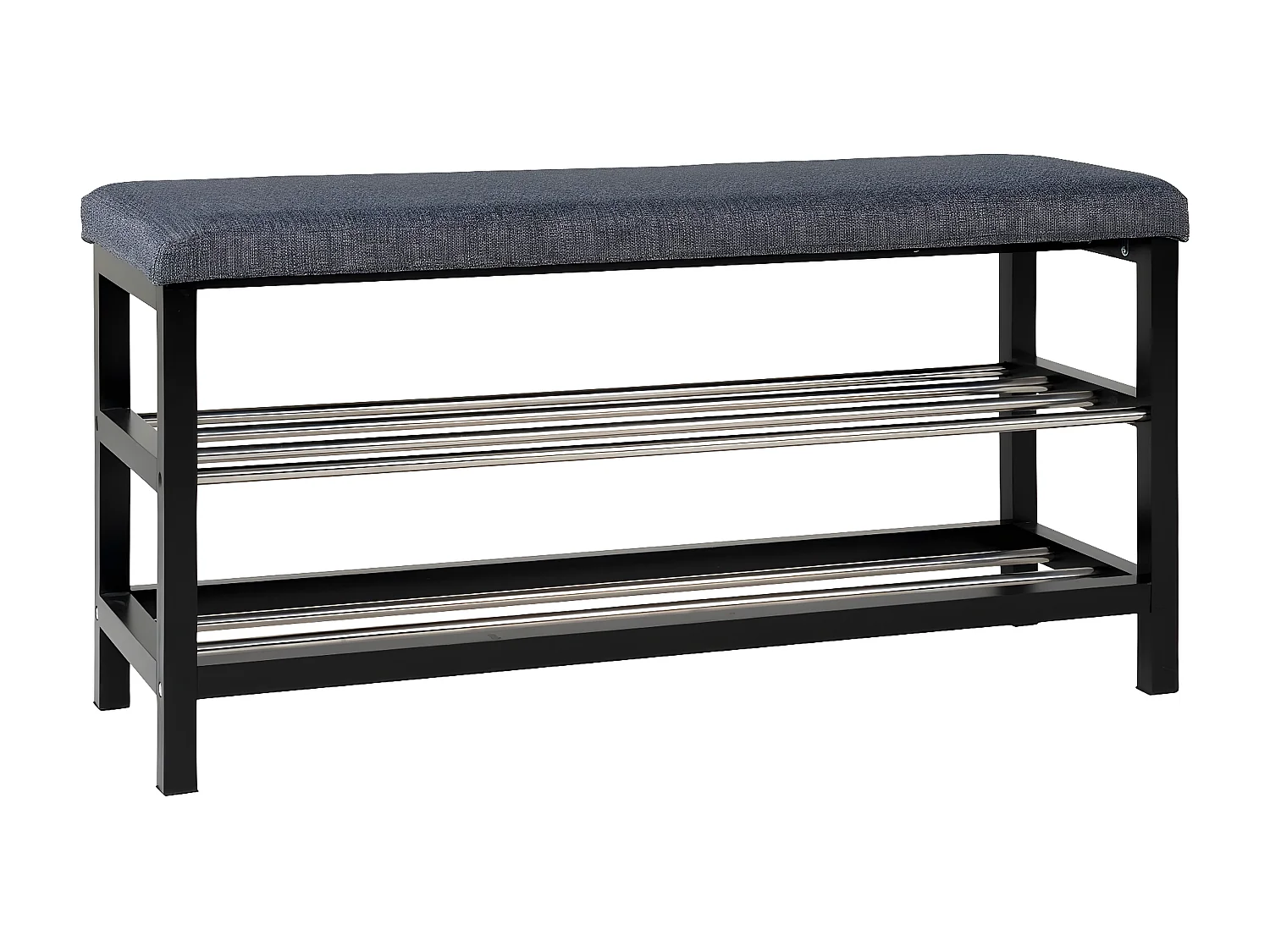 Banc Padova, Gris, 100x34x50 cm, EPIKASA