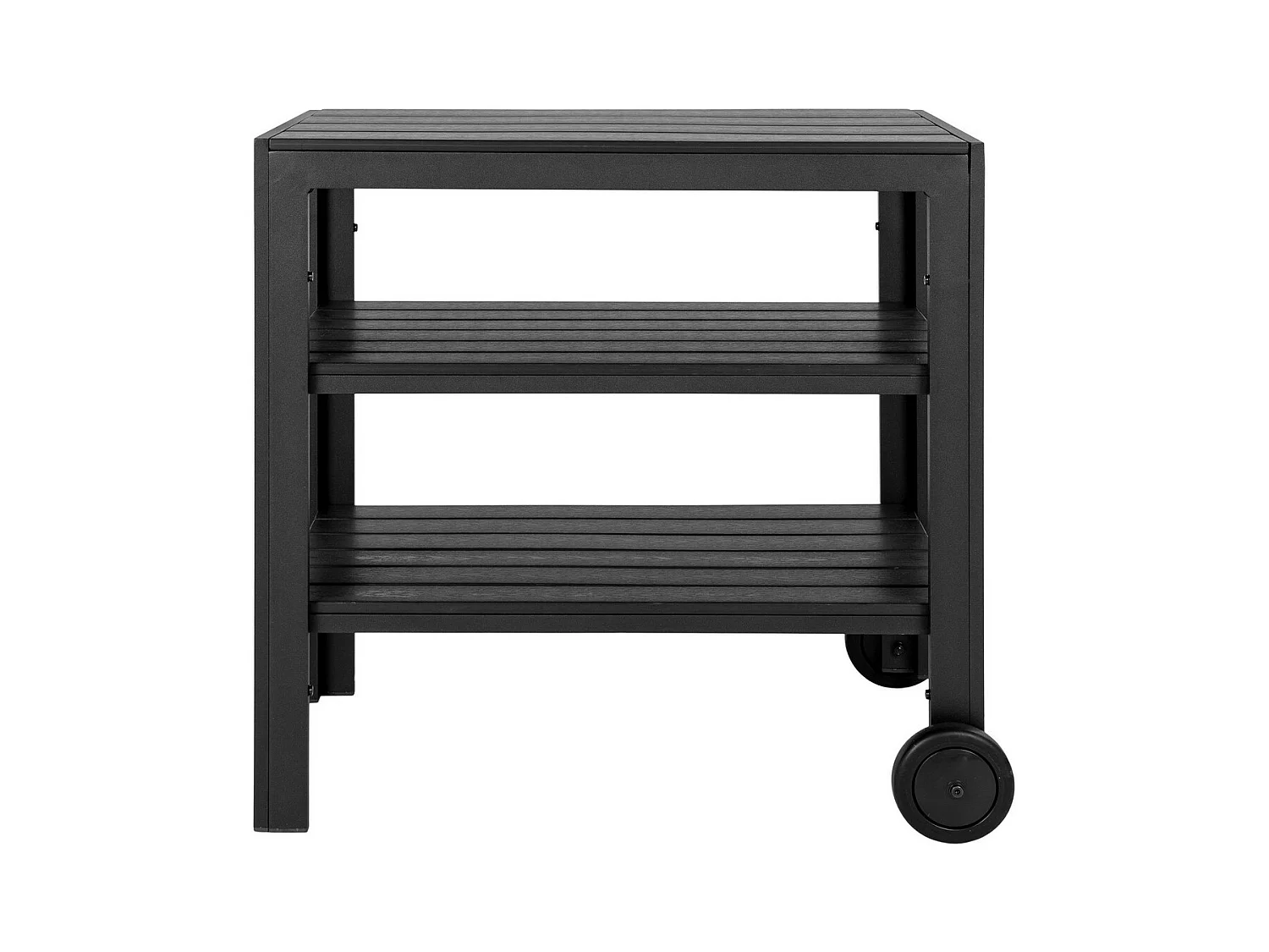 Chariot de CuisineTaormina, Noir, 75x45x75 cm, EPIKASA