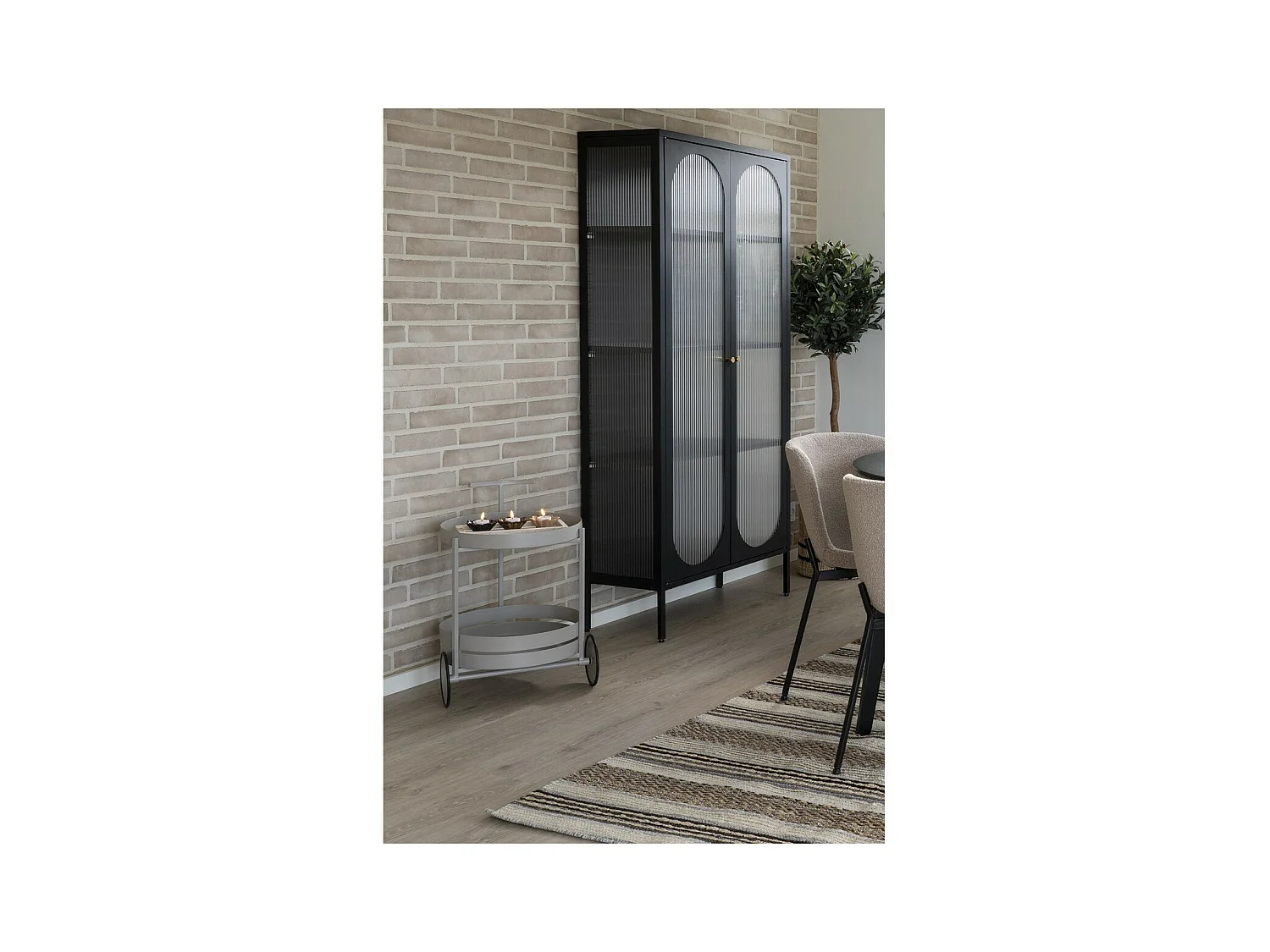 Chariot de CuisineBeja, Gris, 49,5x40x61 cm, EPIKASA