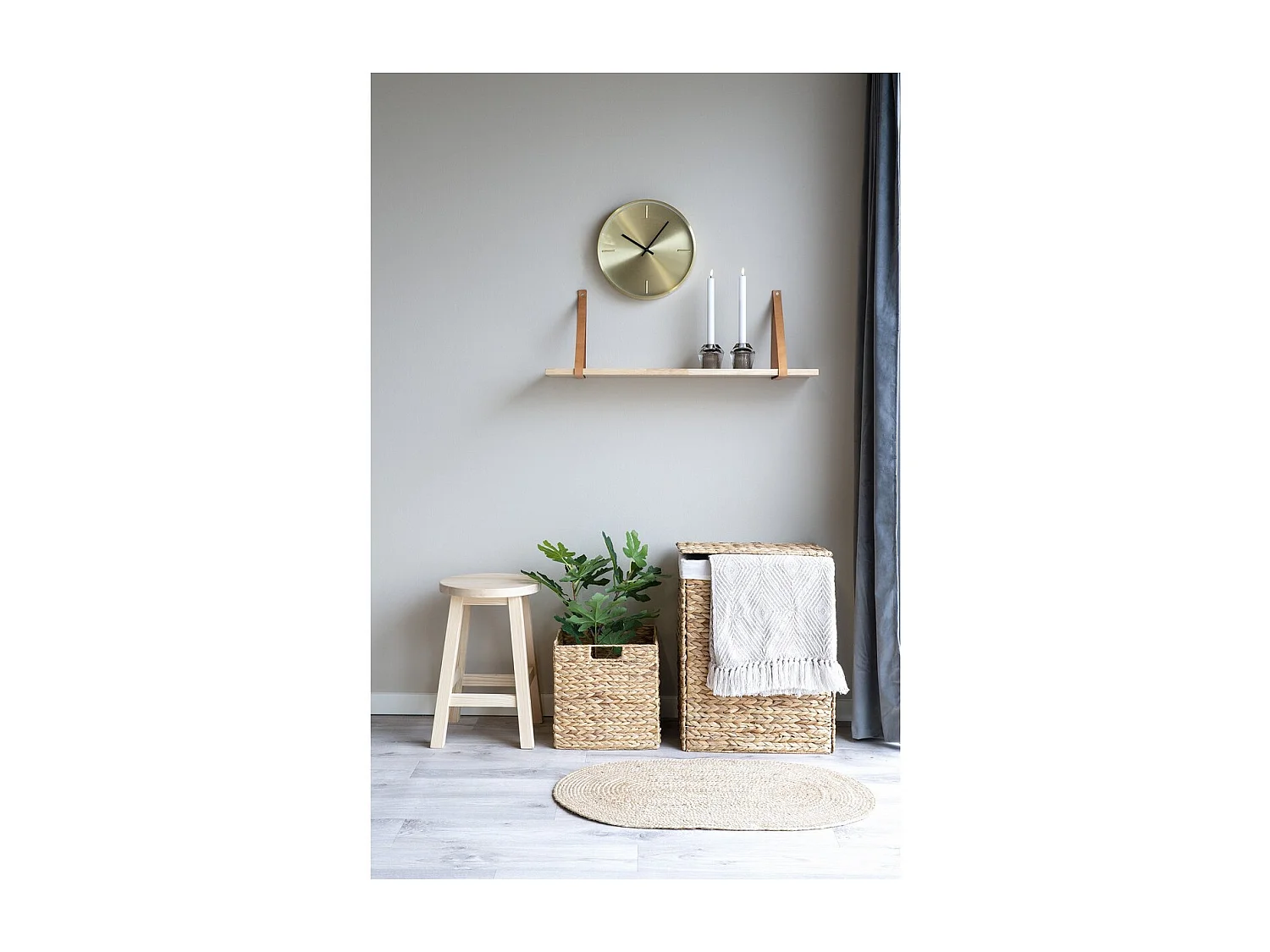 Zerbino Bombay, Marrone, 80x50x1 cm, EPIKASA