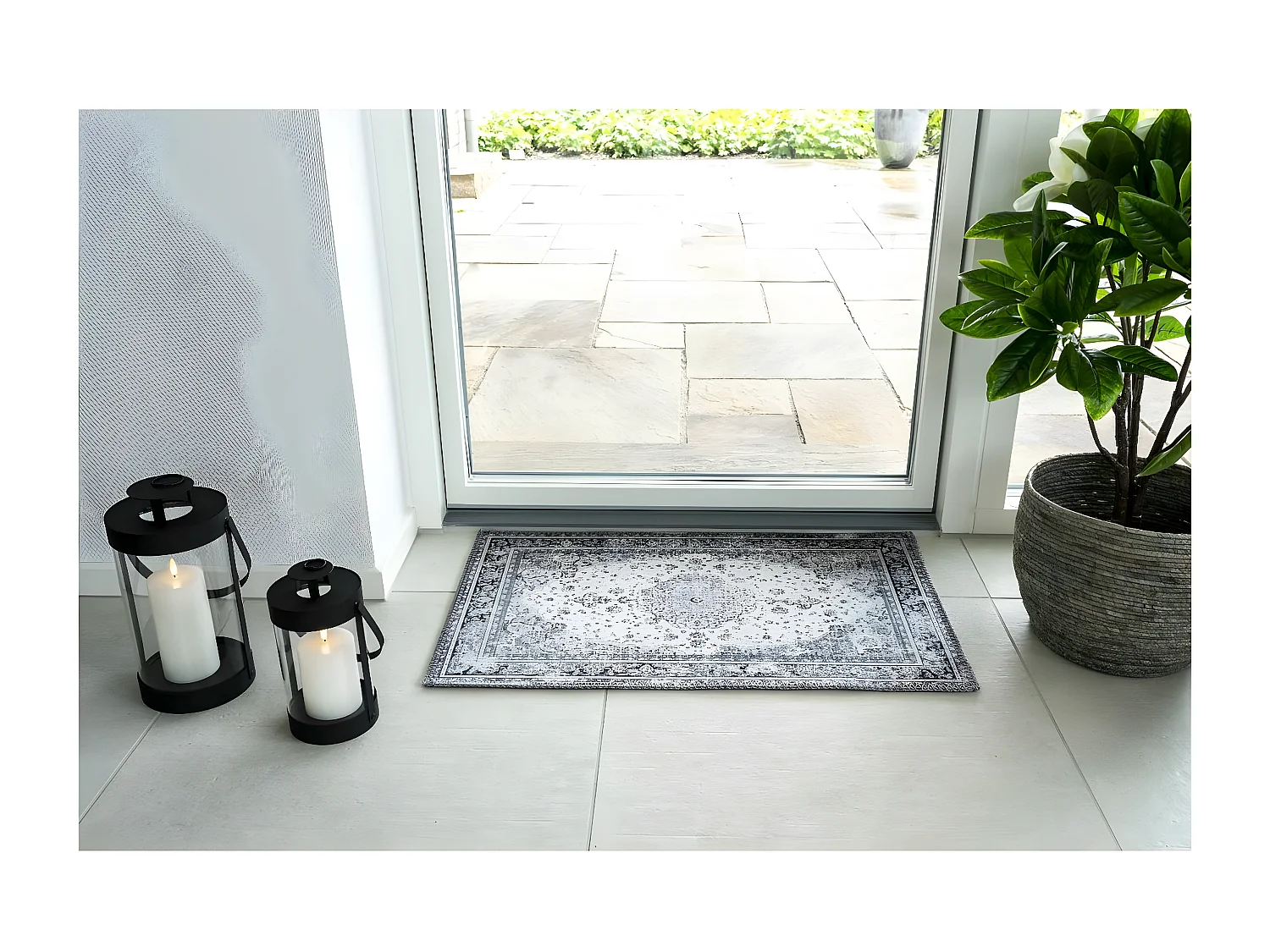 Paillasson Havana, Gris, 80x50x1 cm, EPIKASA