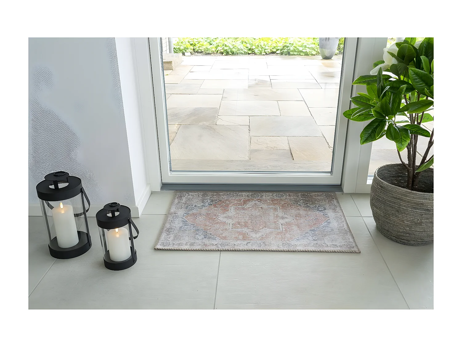 Paillasson Havana, Orange, 80x50x1 cm, Seven Design