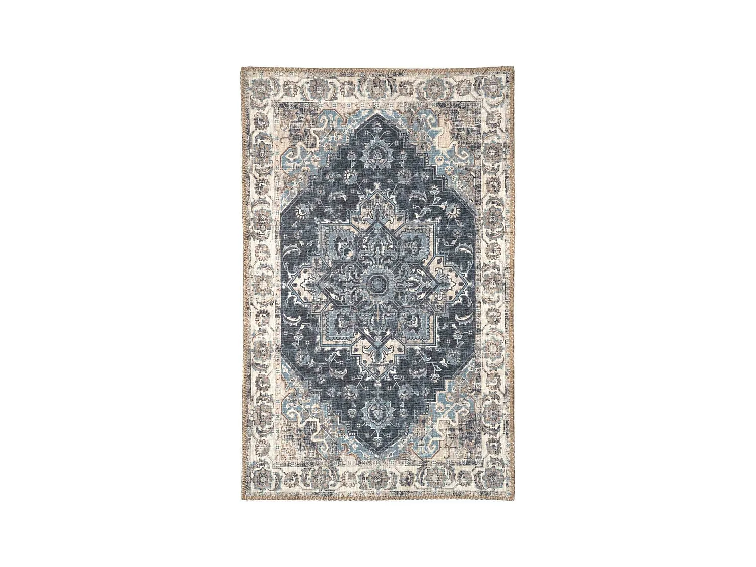 Paillasson Havana, Bleu, 80x50x1 cm, EPIKASA