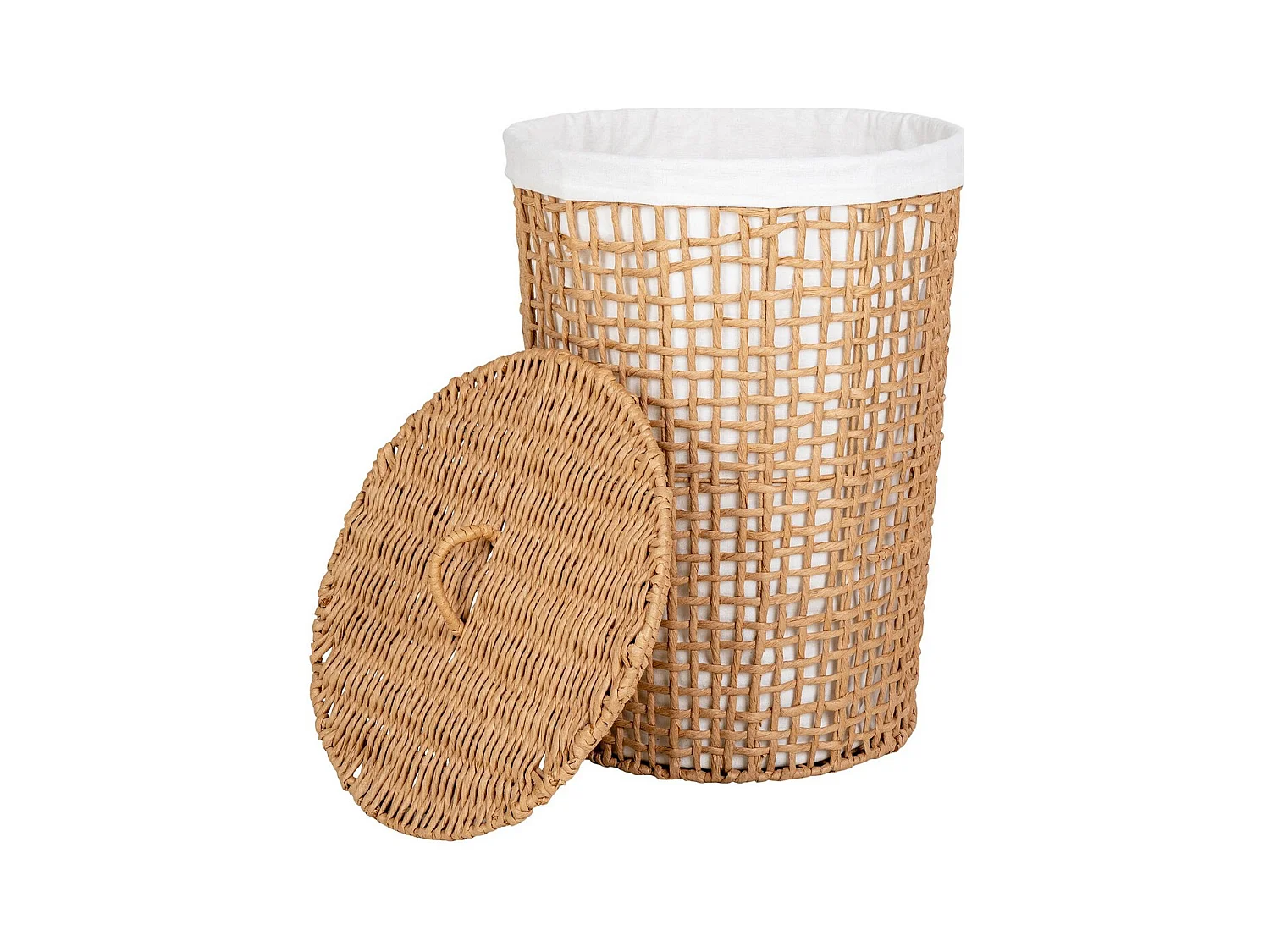 Wasmand Pomal, Bruin, 42x42x56 cm, EPIKASA