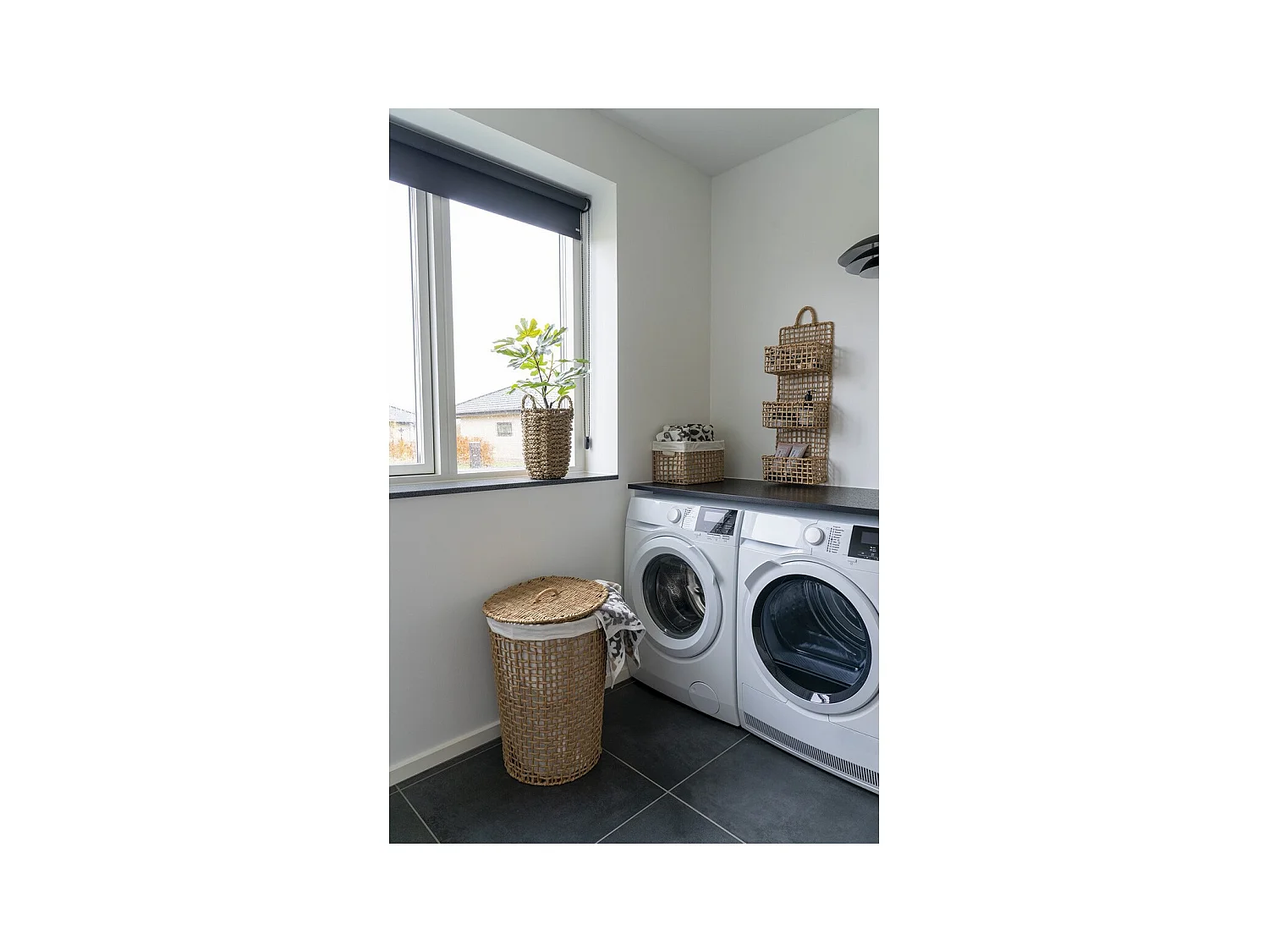 Wasmand Pomal, Bruin, 42x42x56 cm, EPIKASA