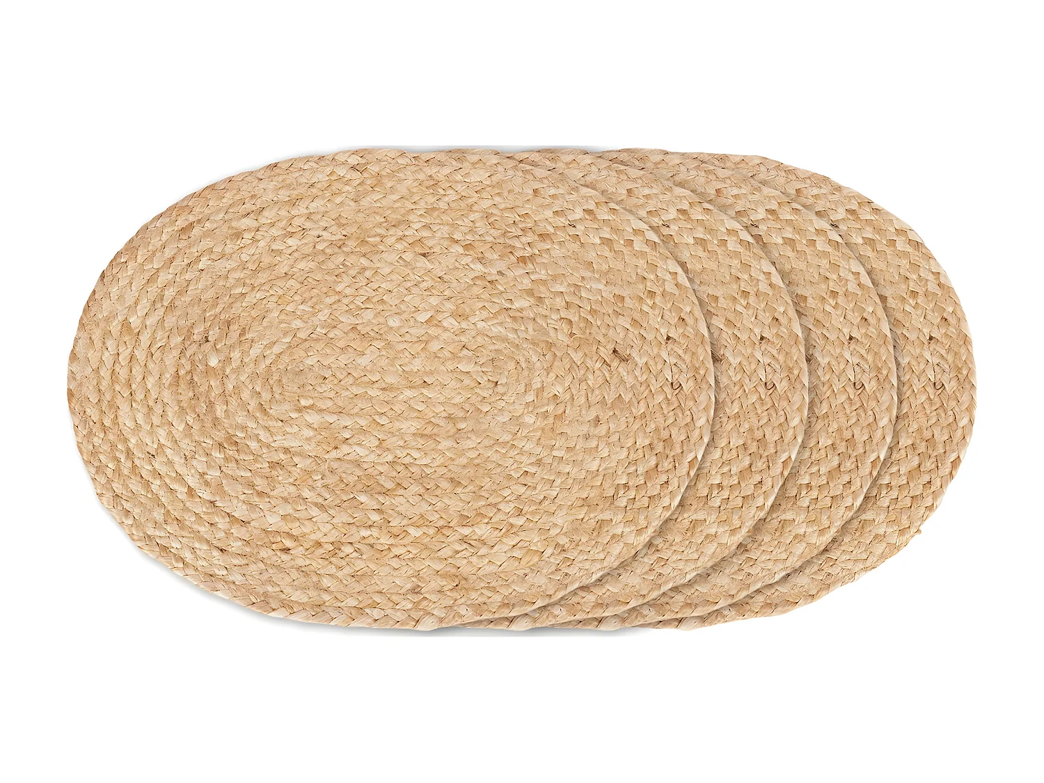 Set di 4 Sottopiatti Bombay, Marrone, 45x35x0,5 cm, EPIKASA