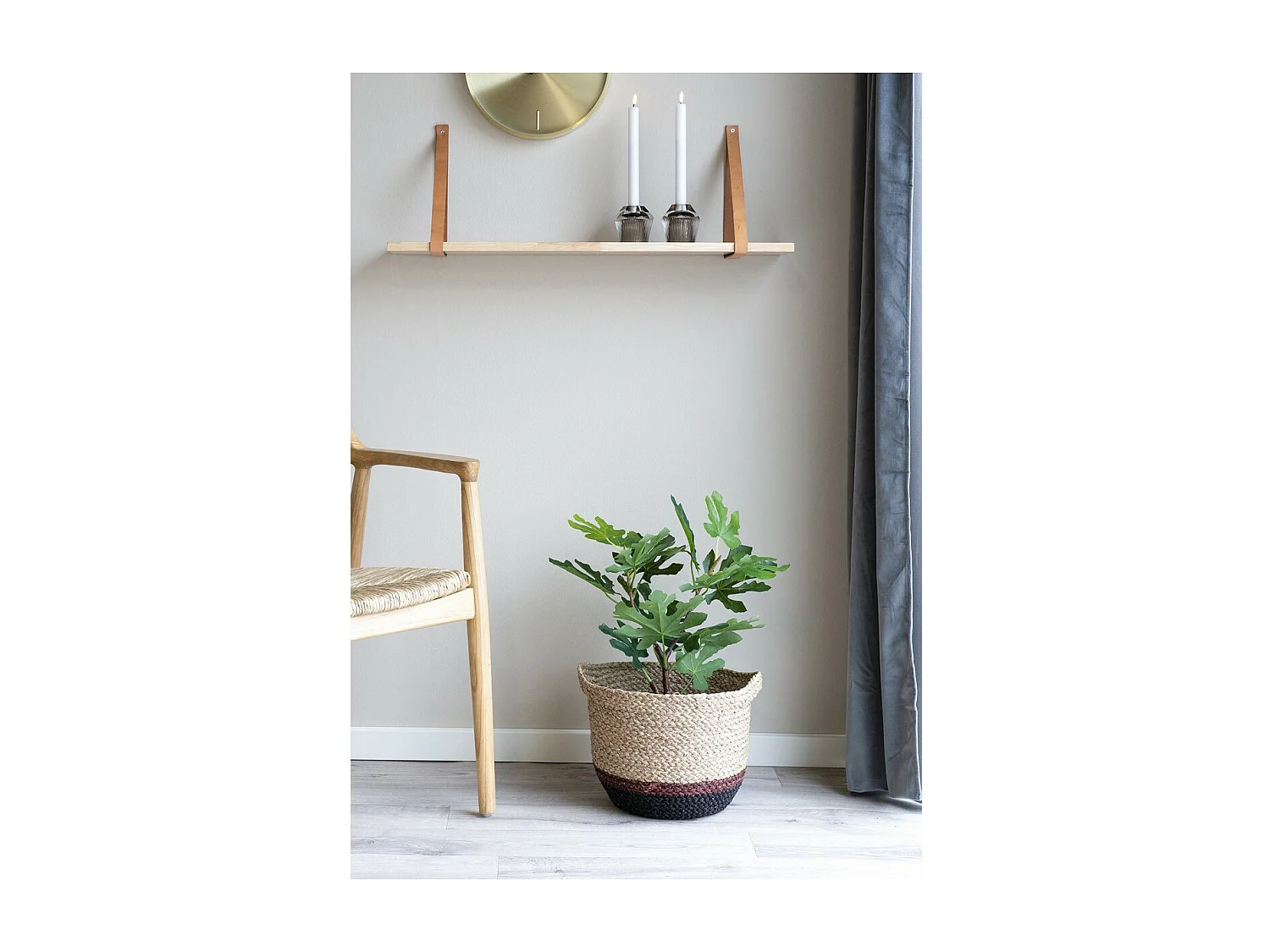 Kunstplant Ficus, Groen, 40x40x60 cm, Seven Design