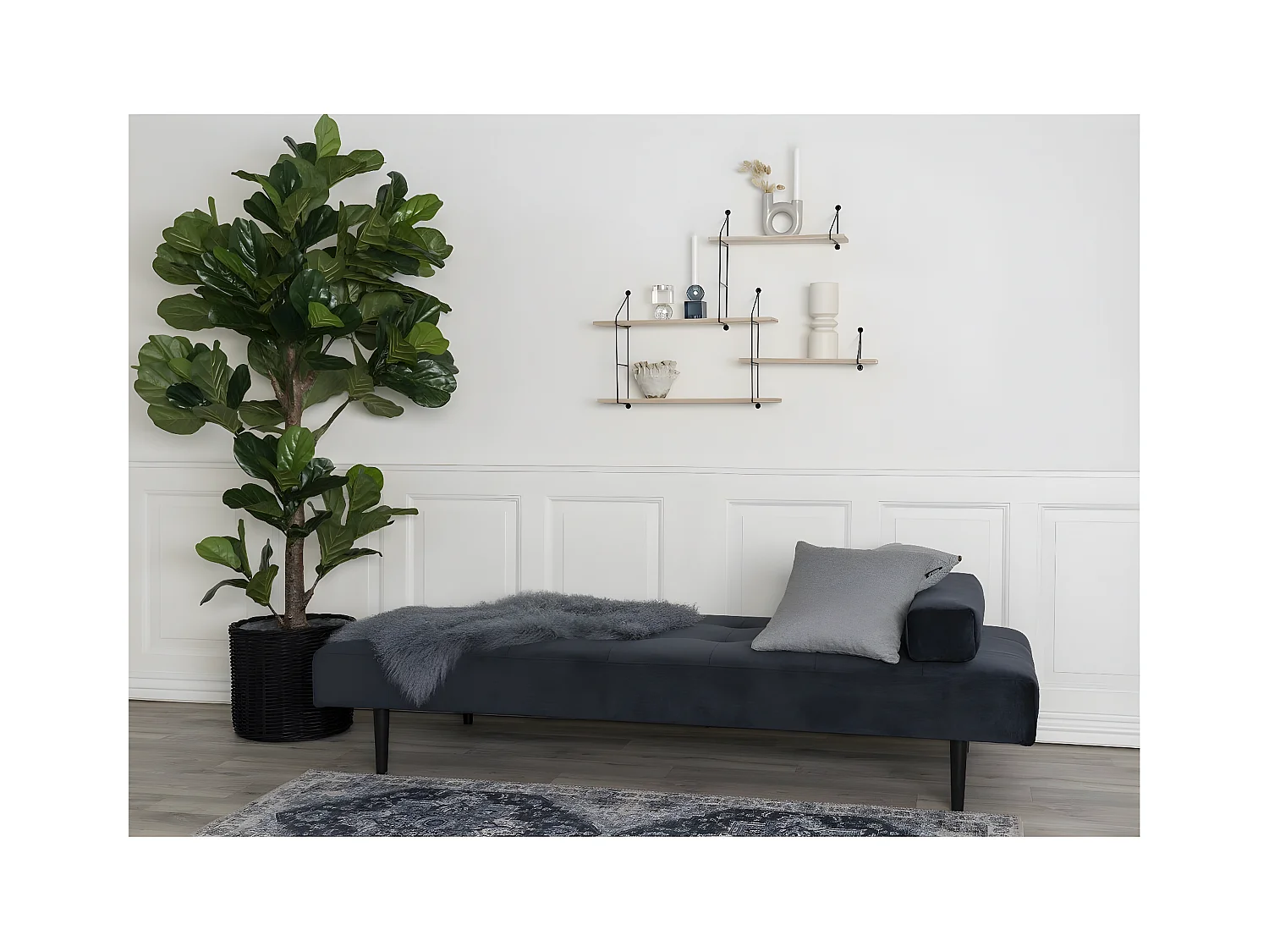 Plante Artificielle Fiddle, Vert, 81x93x190 cm, EPIKASA