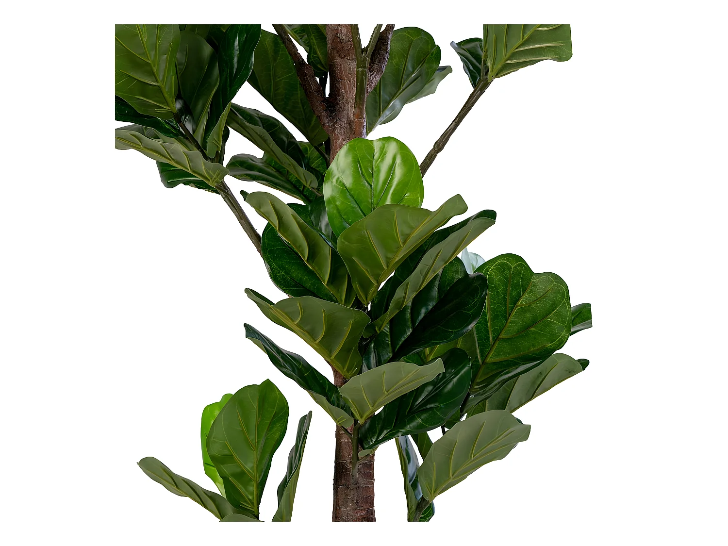 Sztuczna Roślina Ficus Lyrata, Zielony, 81x93x190 cm, EPIKASA