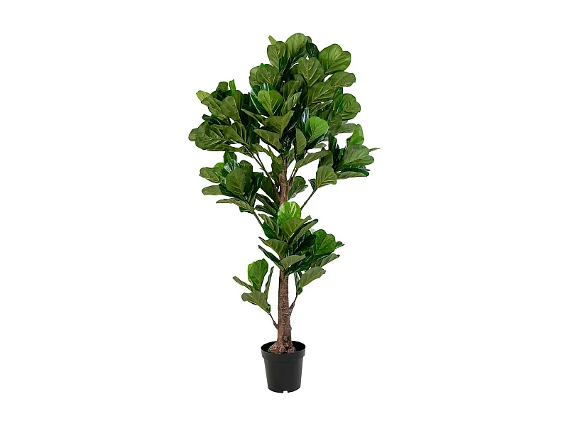 Sztuczna Roślina Ficus Lyrata, Zielony, 81x93x190 cm, Seven Design