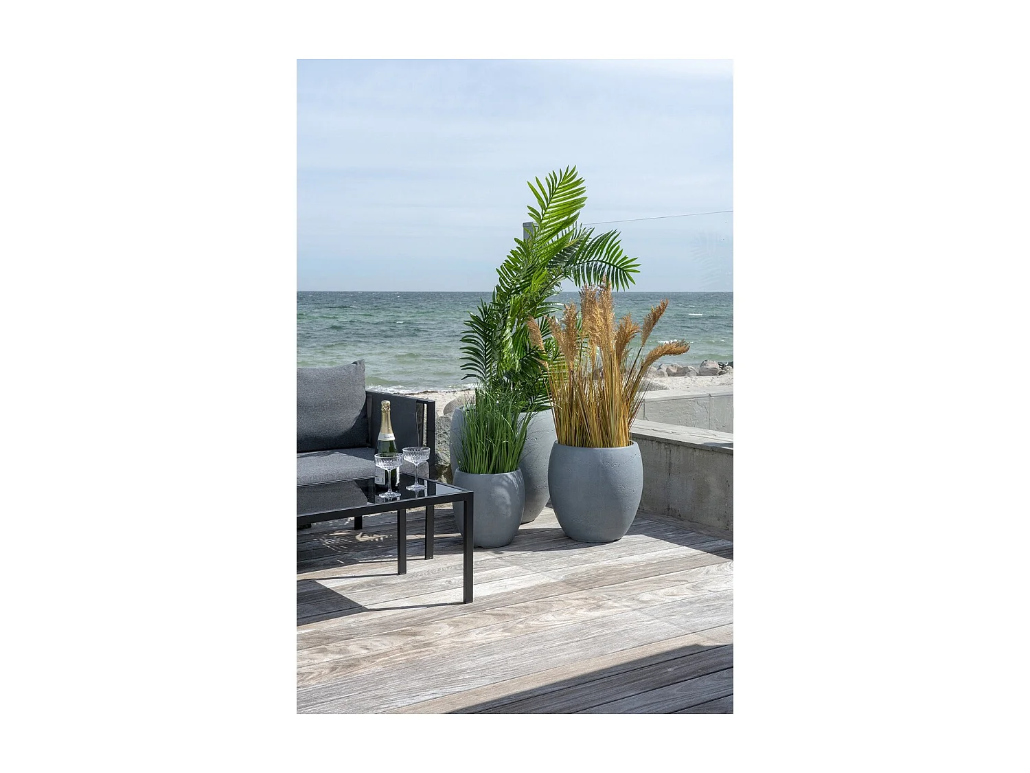 Sztuczna Roślina Areca, Zielony, 64x64x175 cm, EPIKASA