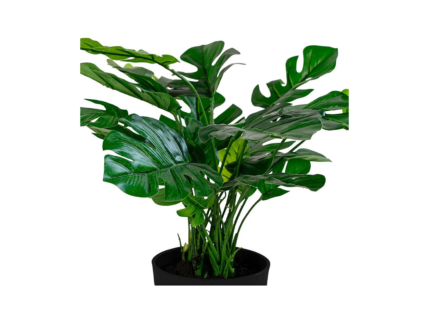 Sztuczna Roślina Monstera, Zielony, 40x40x45 cm, EPIKASA