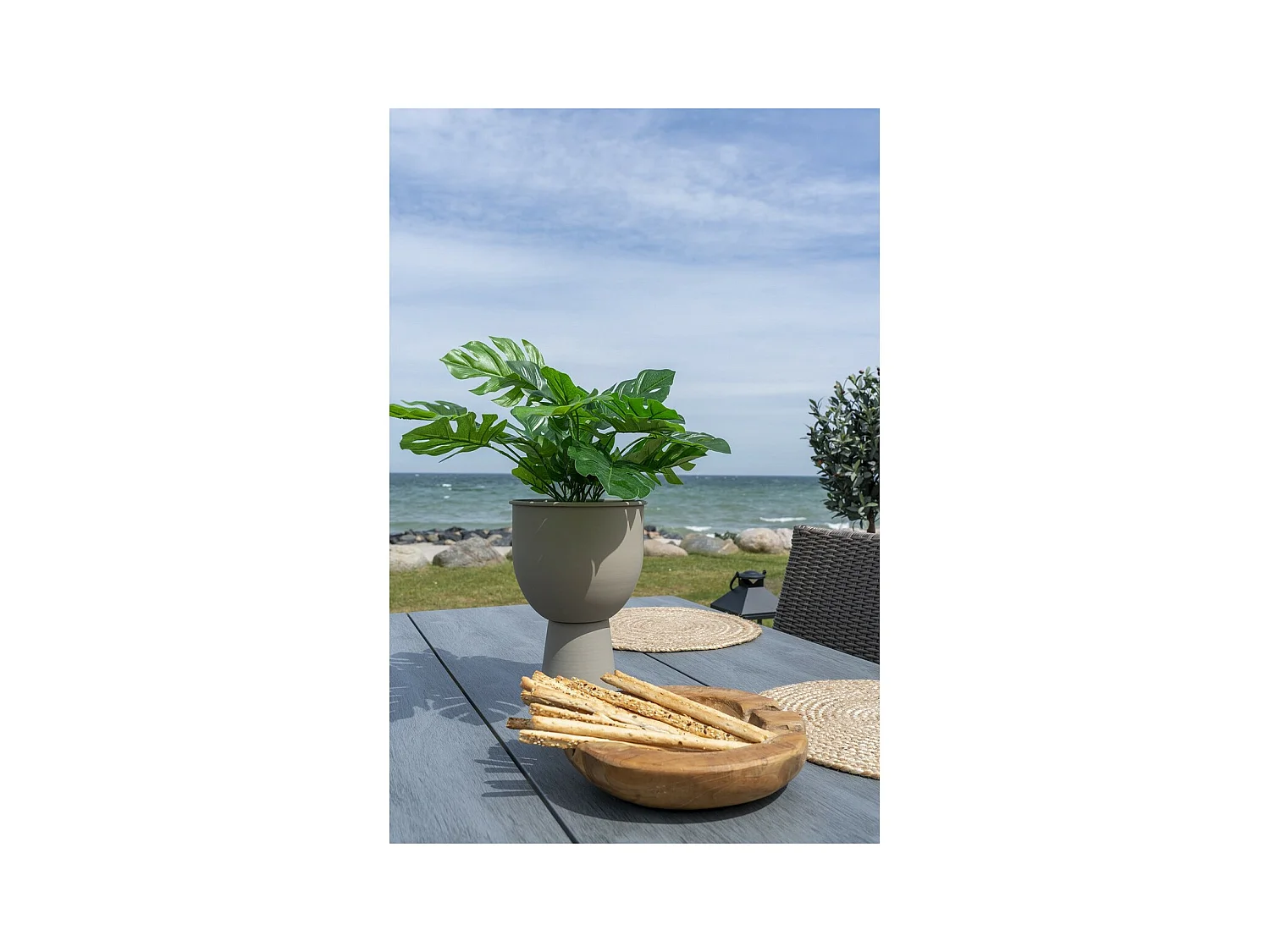 Sztuczna Roślina Monstera, Zielony, 40x40x45 cm, EPIKASA