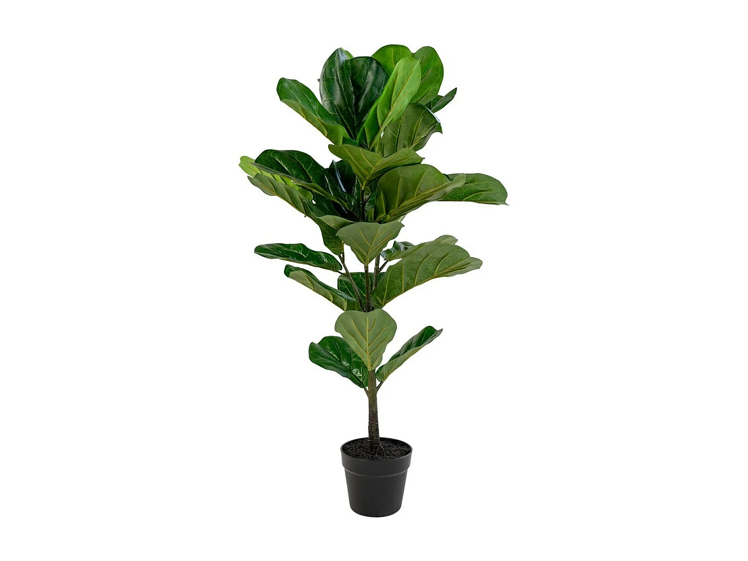 Sztuczna Roślina Ficus Lyrata, Zielony, 36x46x100 cm, Seven Design